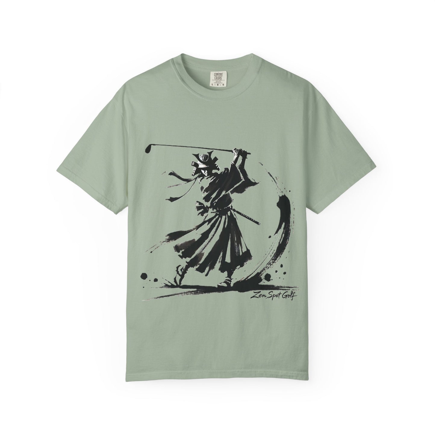 Zen Spot Golf Custom Samurai Brushstroke T-Shirt