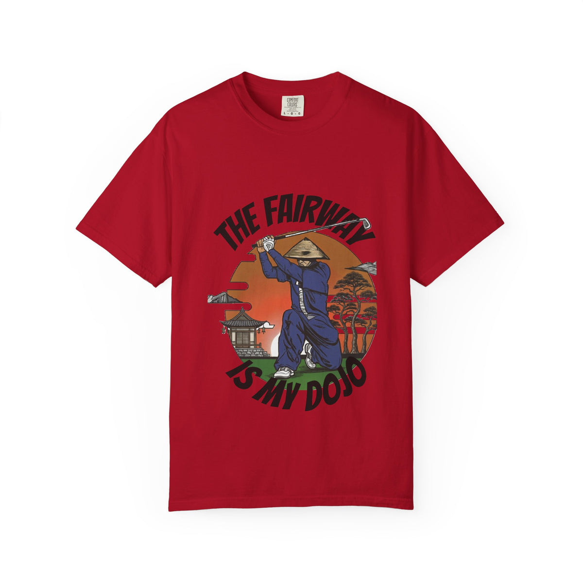 Golf Samurai T‑Shirt — “The Fairway Is My Dojo” Vintage Golf Tee
