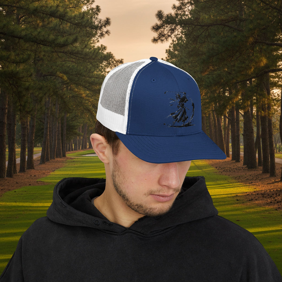 Zen Spot Golf Custom "Samurai Golf Swing" Trucker