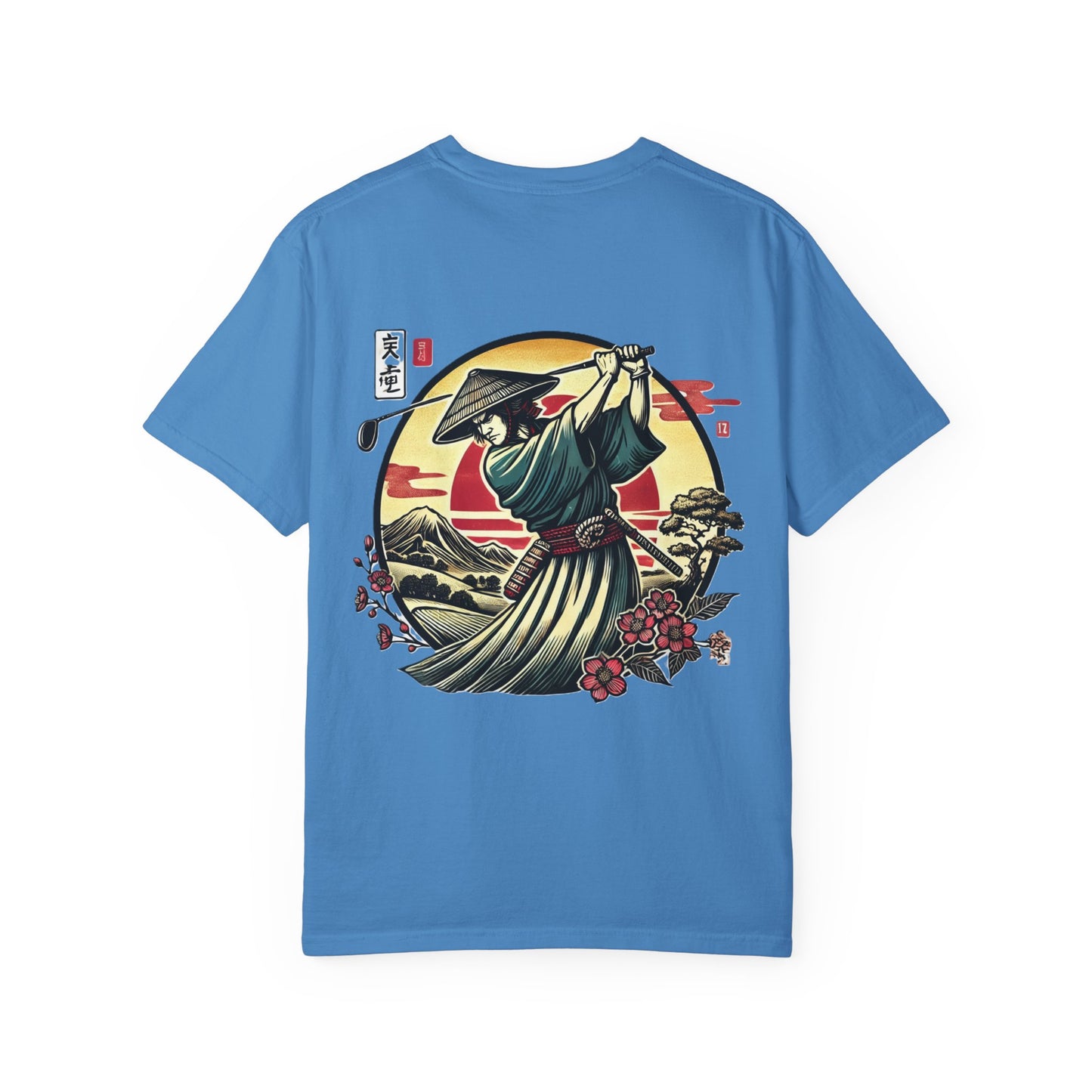Samurai Sunset T-Shirt — Japanese Warrior Graphic Tee