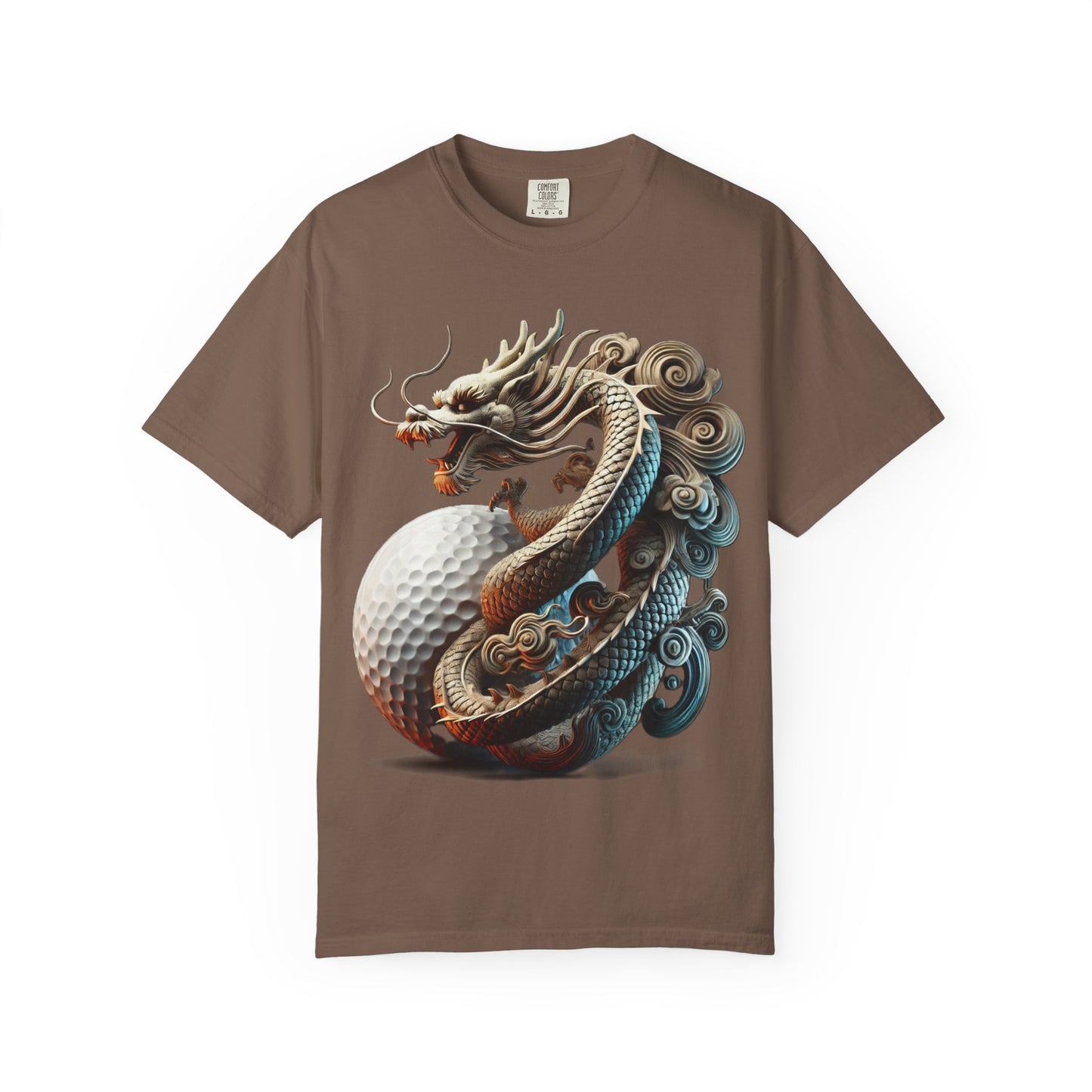 Zen Spot Customized Comfort Colors Dragon Golf Ball T-Shirt — Zen Spot Graphic Tee