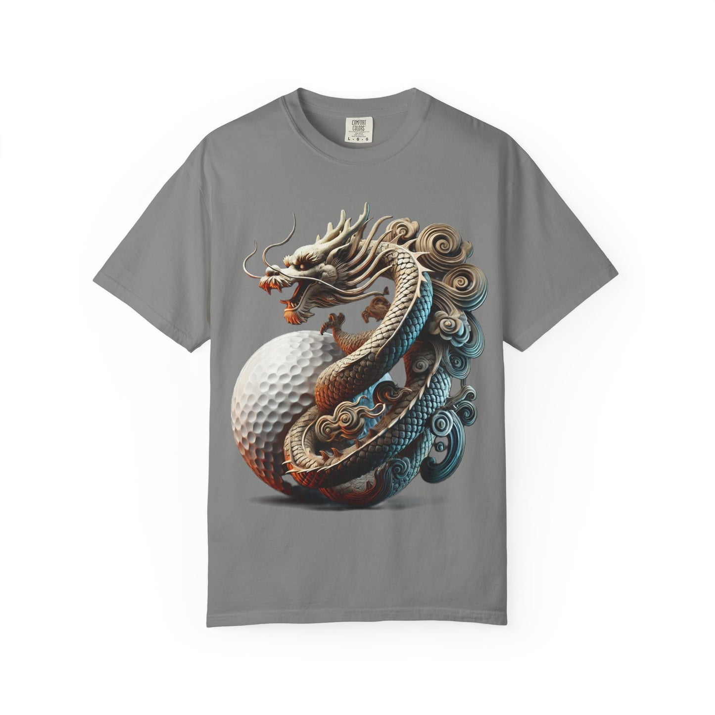 Zen Spot Customized Comfort Colors Dragon Golf Ball T-Shirt — Zen Spot Graphic Tee