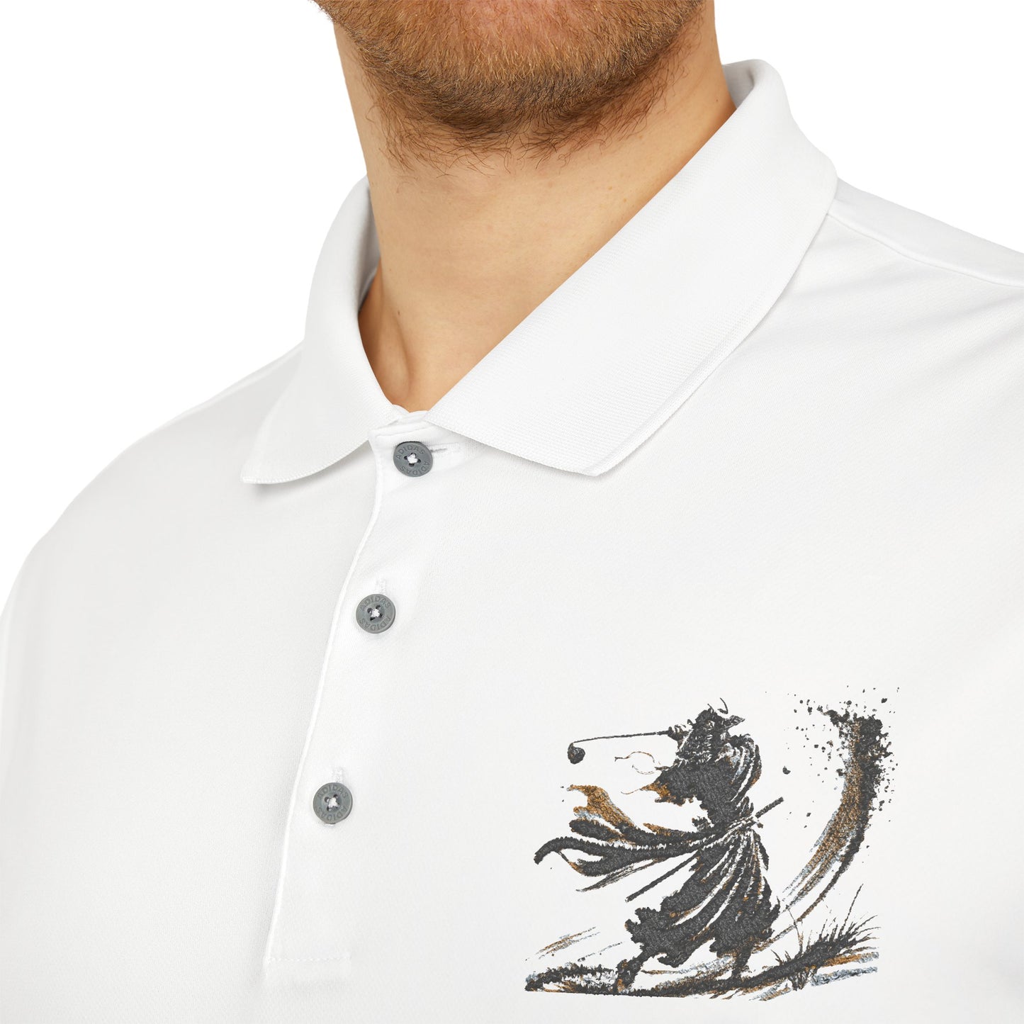 Custom Polo Seiza Samurai Golfer
