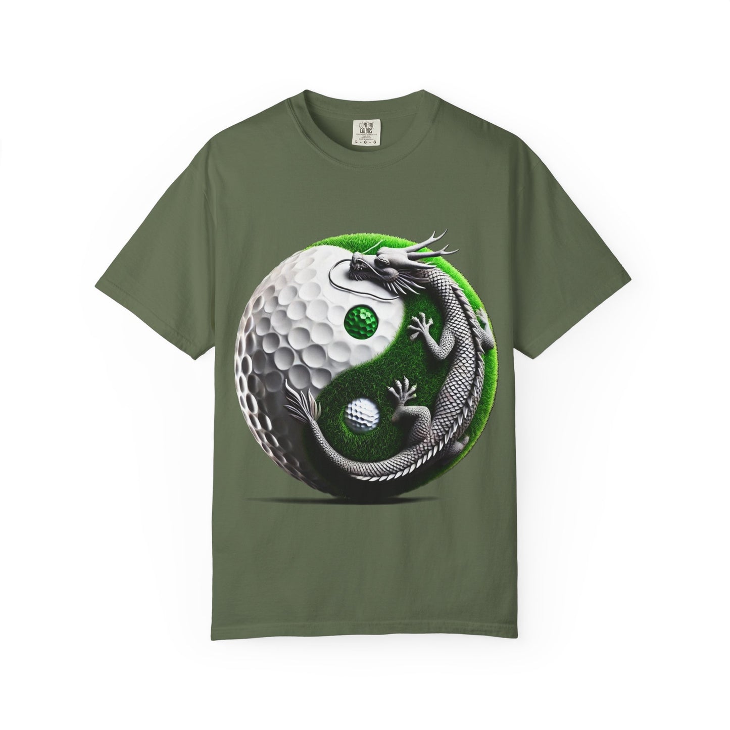 Yin Yang Golf Dragon T‑Shirt — Golf Lover Graphic Tee