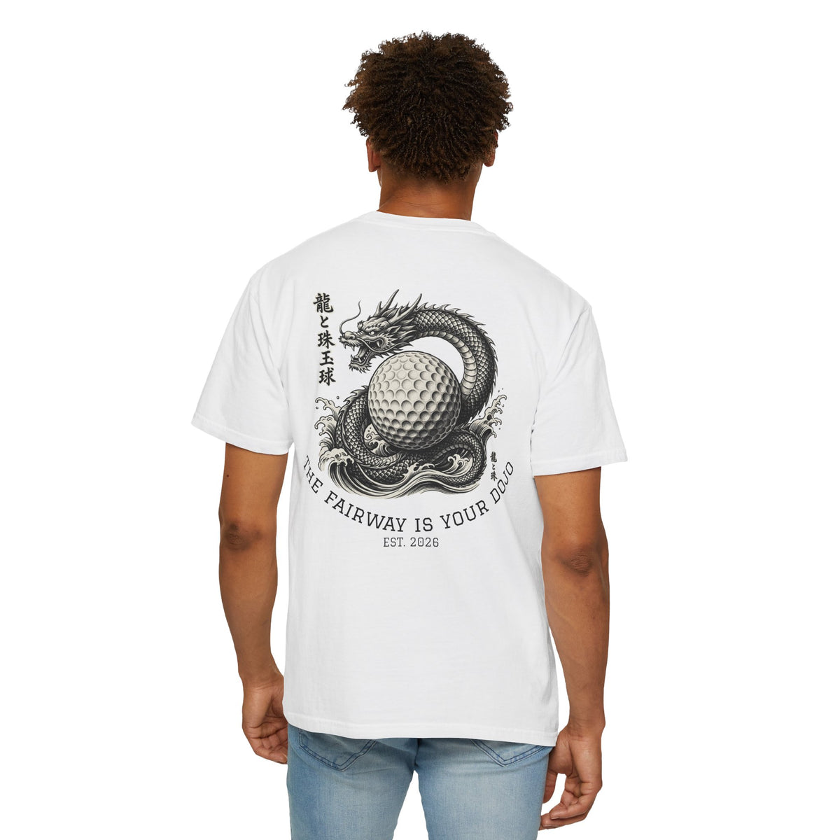 Dragon Golf T-Shirt — "The Fairway Is Your Dojo" Graphic Tee