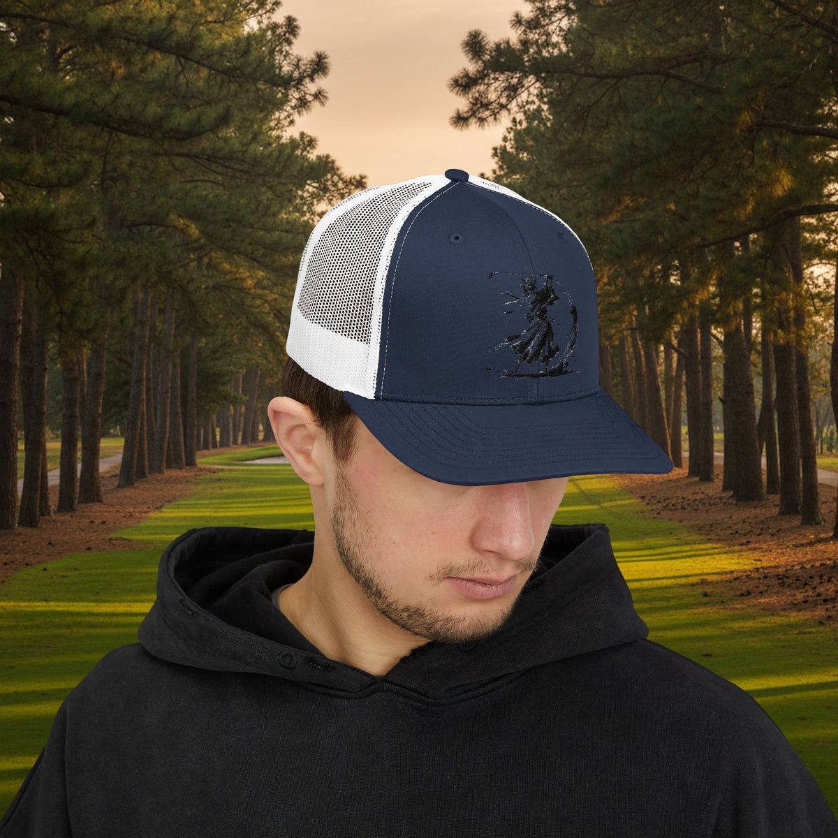 Zen Spot Golf Custom "Samurai Golf Swing" Trucker