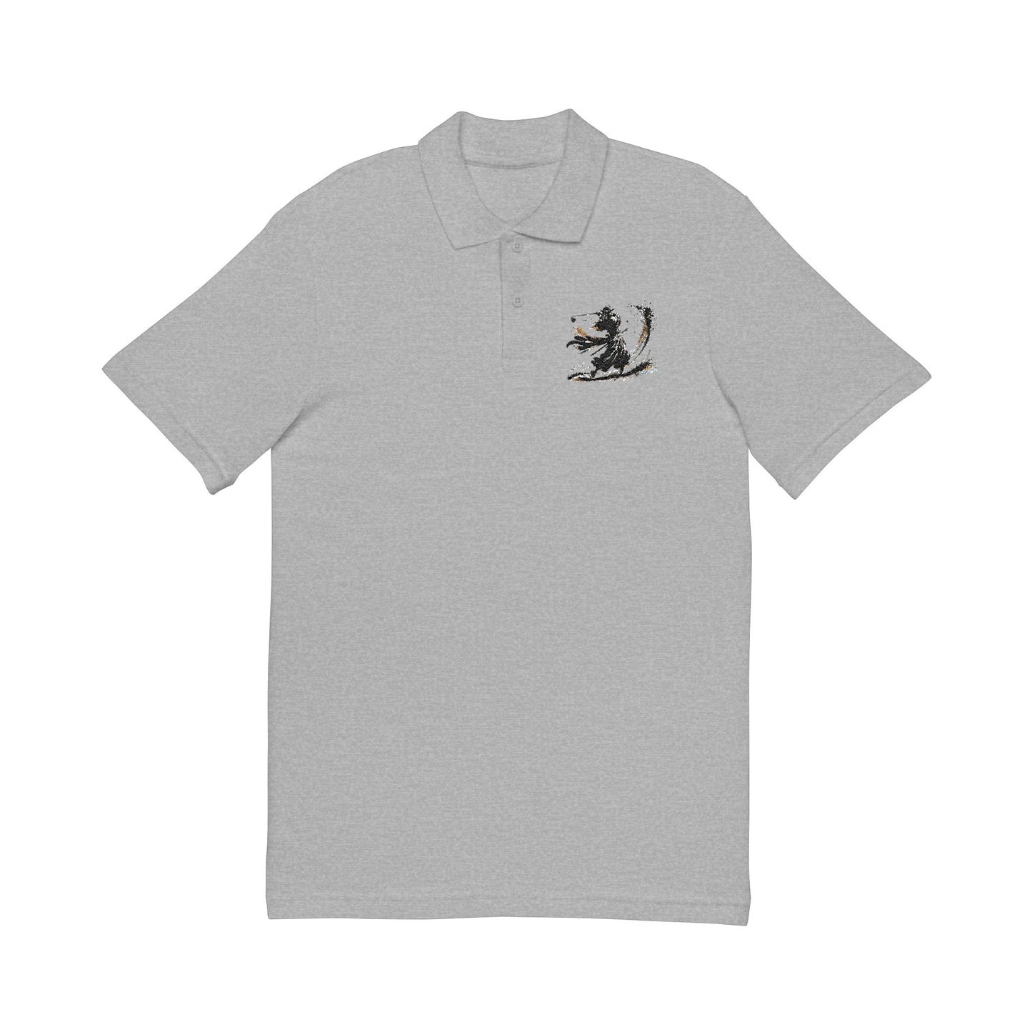 Zen Spot Customized Gildan Polo Seiza Samurai Golfer