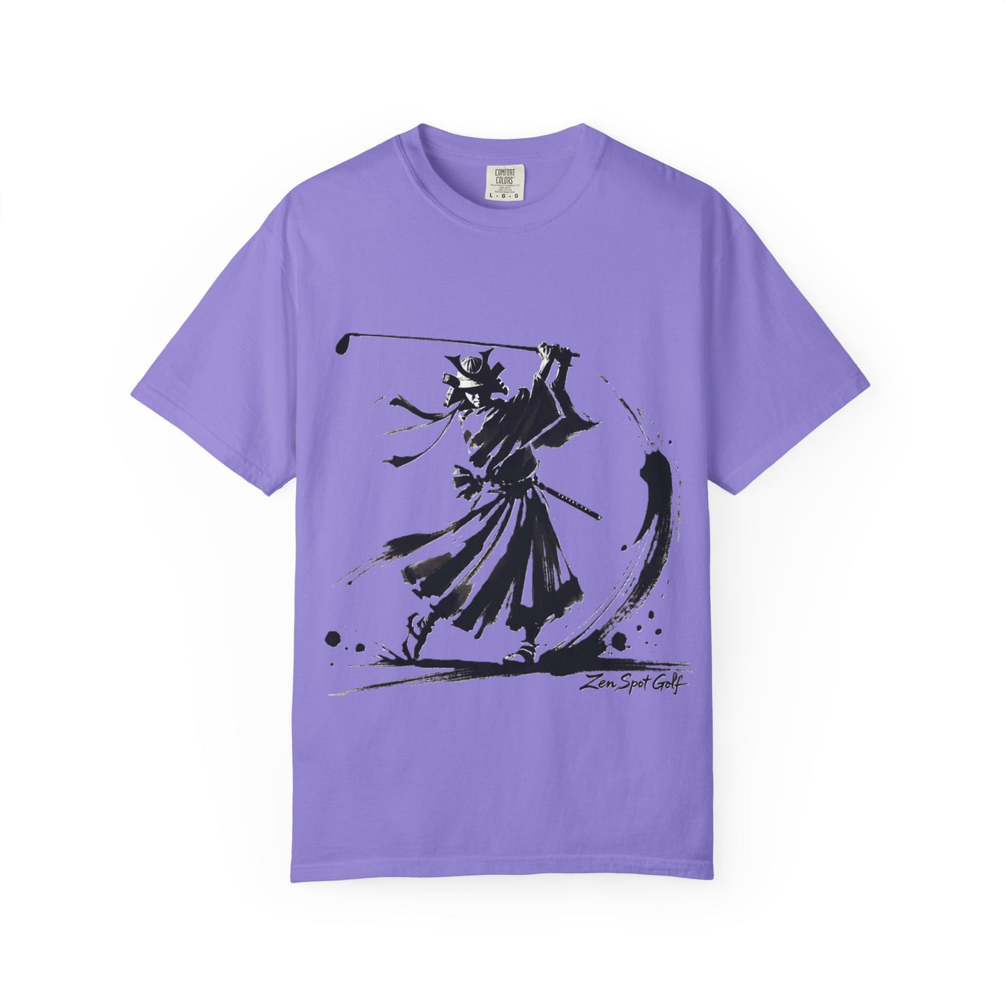 Zen Spot Golf Custom Samurai Brushstroke T-Shirt