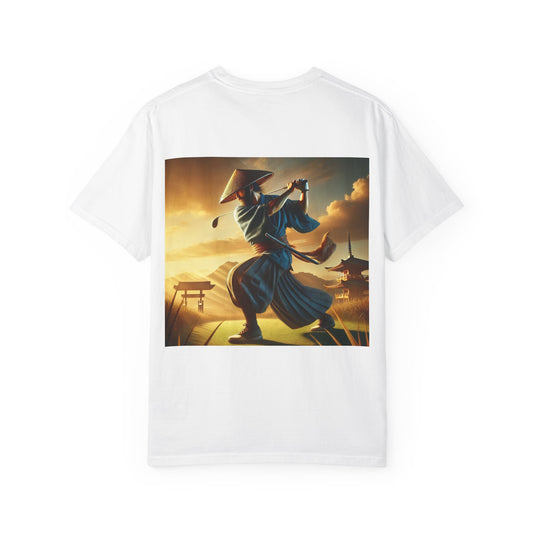 Samurai Sunset T-Shirt — Vintage Martial Arts Graphic Tee