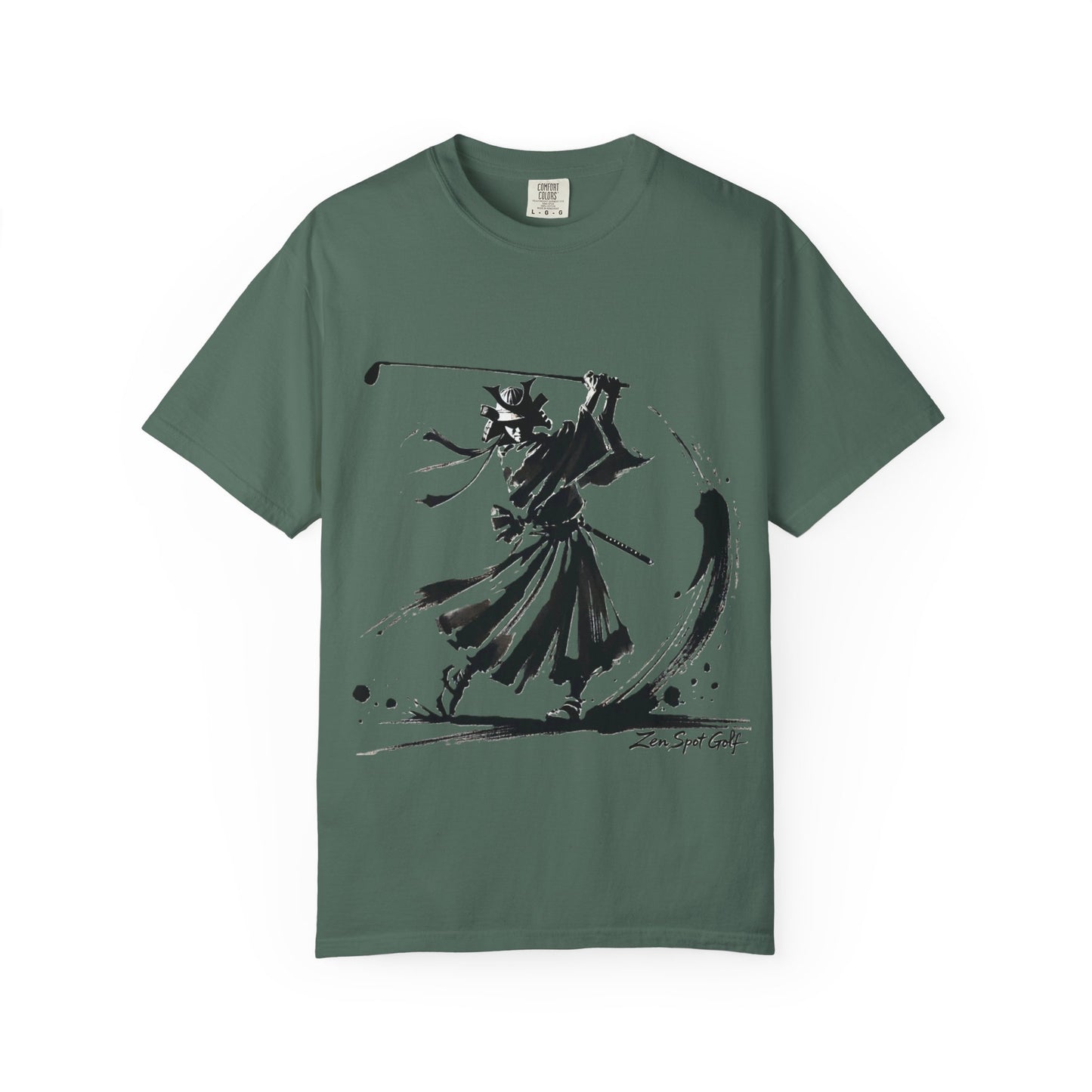 Zen Spot Golf Custom Samurai Brushstroke T-Shirt