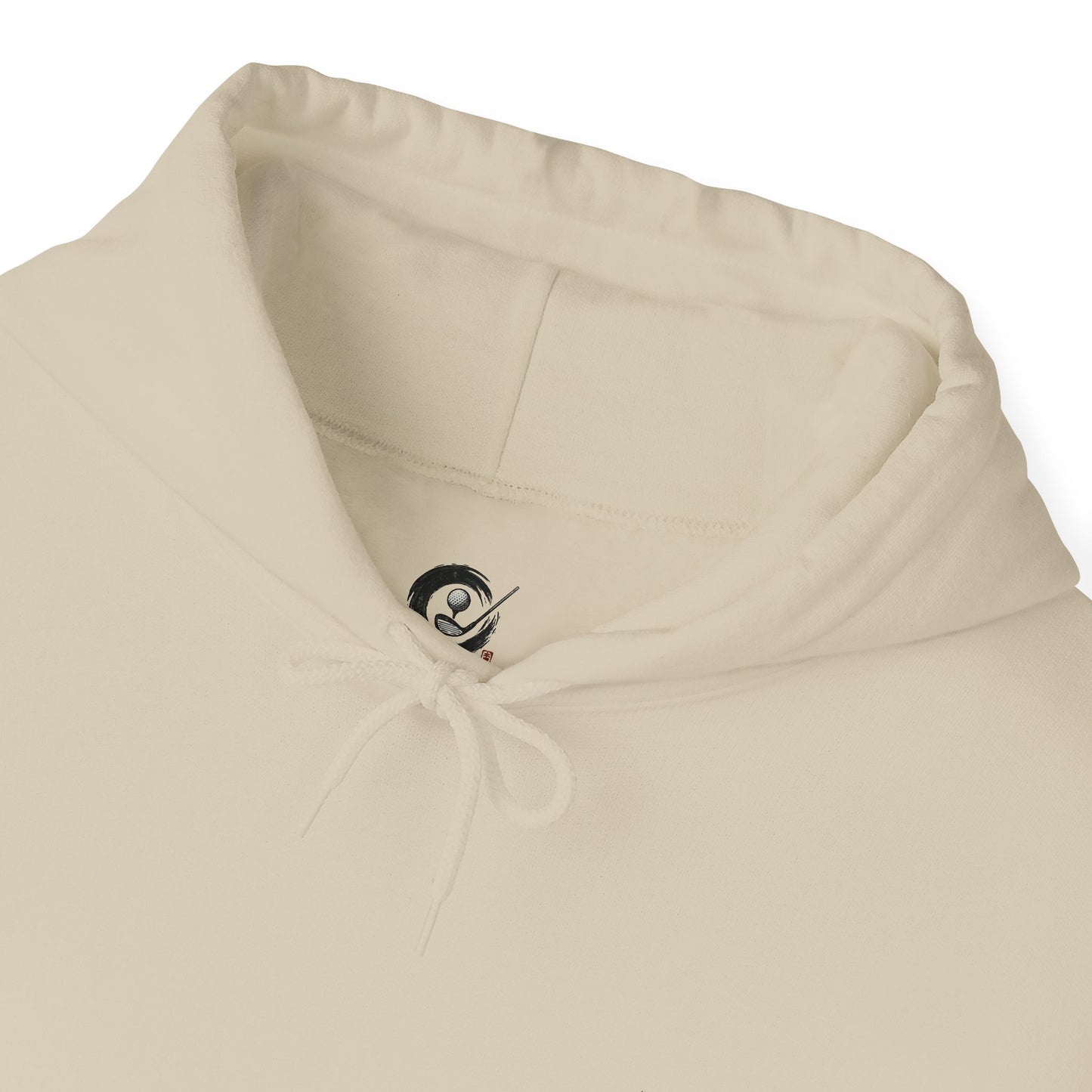 Zen Spot Golf Custom Gildan Yin Yang Golf Ball Dragon Hoodie Minimalist Emblem Sweatshirt