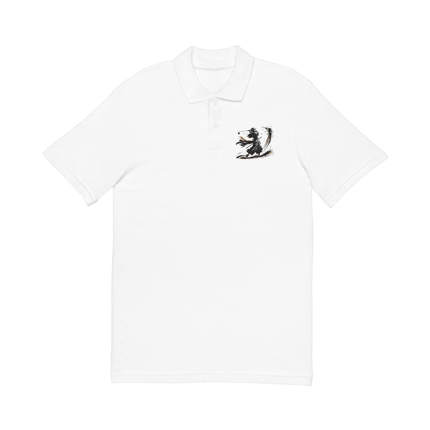 Zen Spot Customized Gildan Polo Seiza Samurai Golfer