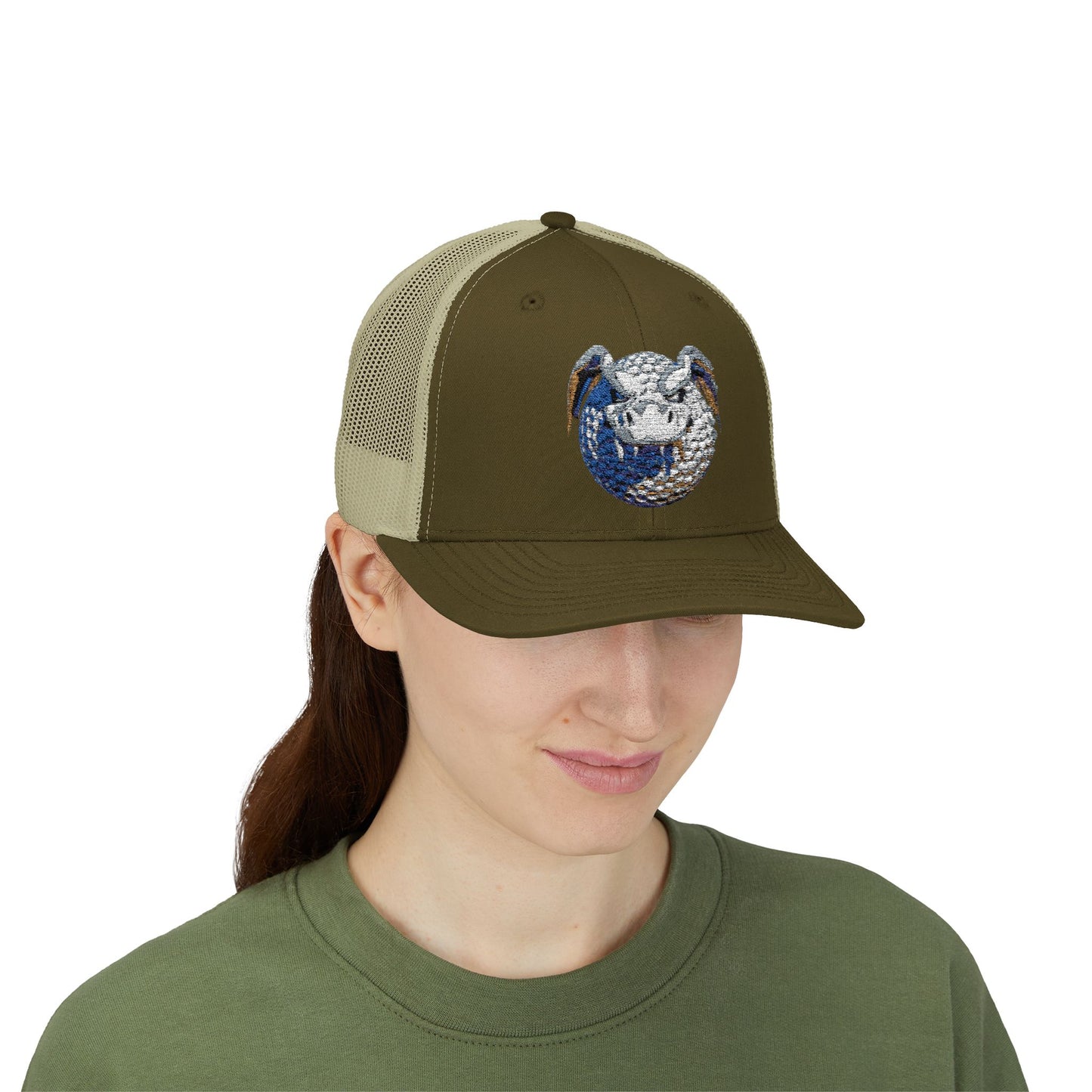 Zen Spot Customized Yupoong "Dragon Golf Ball" Trucker