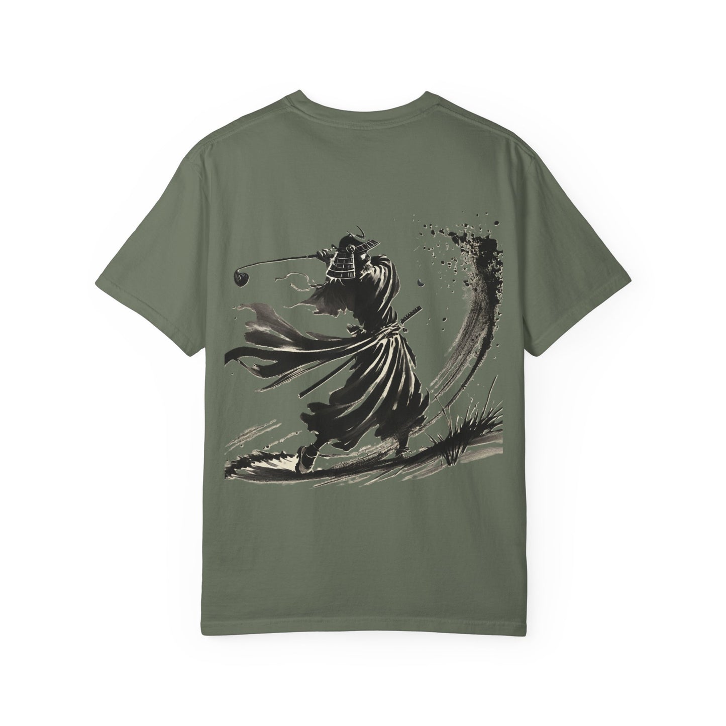 Samurai Golfer Brushstroke T-Shirt
