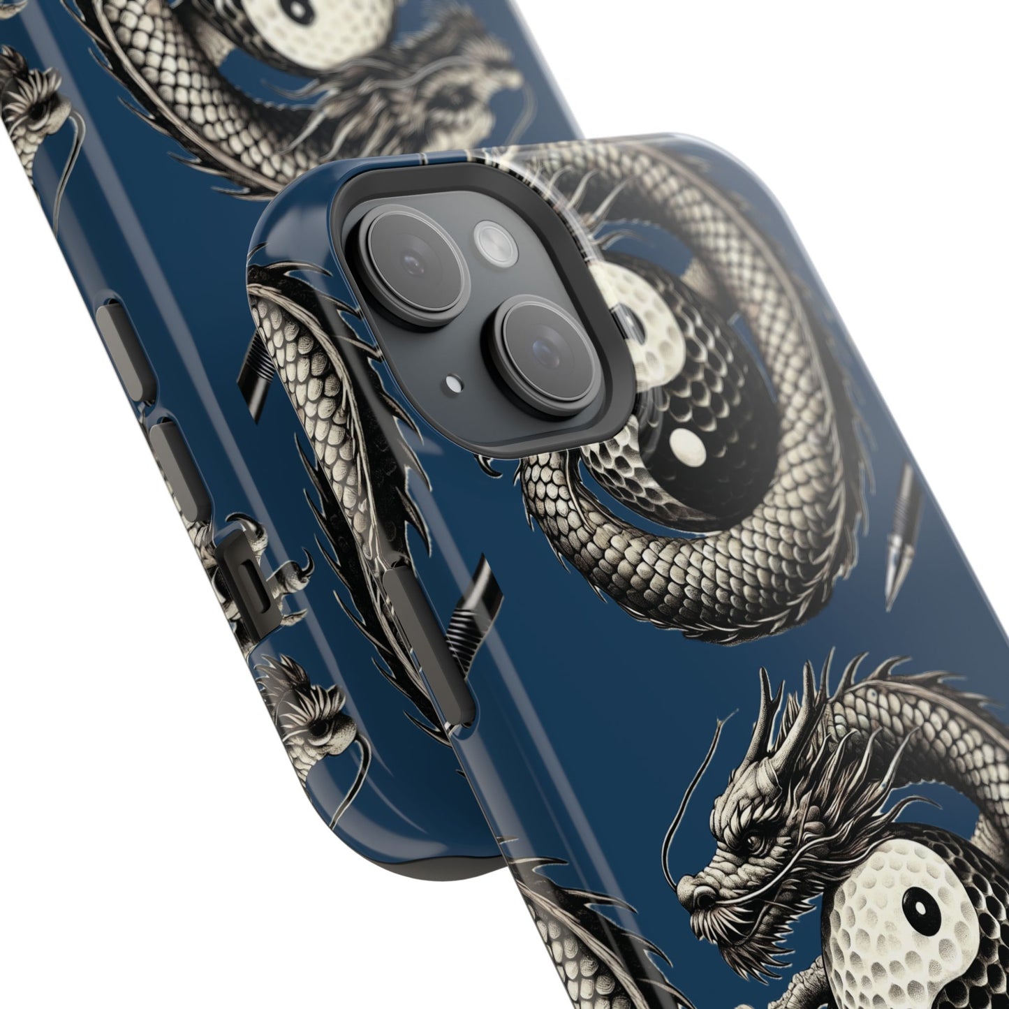 Zen Spot Customized Dragon Yin Yang Phone Case — Magnetic Impact-Resistant Armor