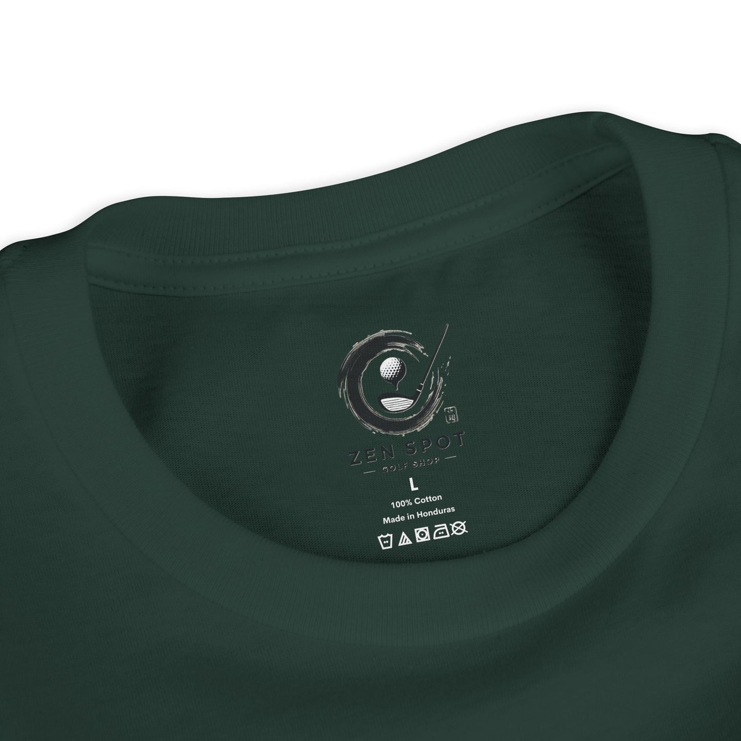 Zen Spot Golf Custom Samurai Golfer Sunset Graphic Youth T-Shirt