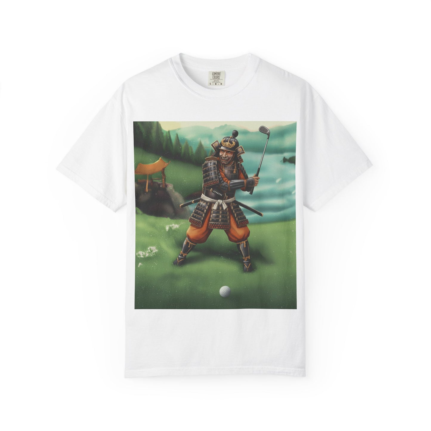 Zen Spot Golf Custom Samurai Golfer T-Shirt