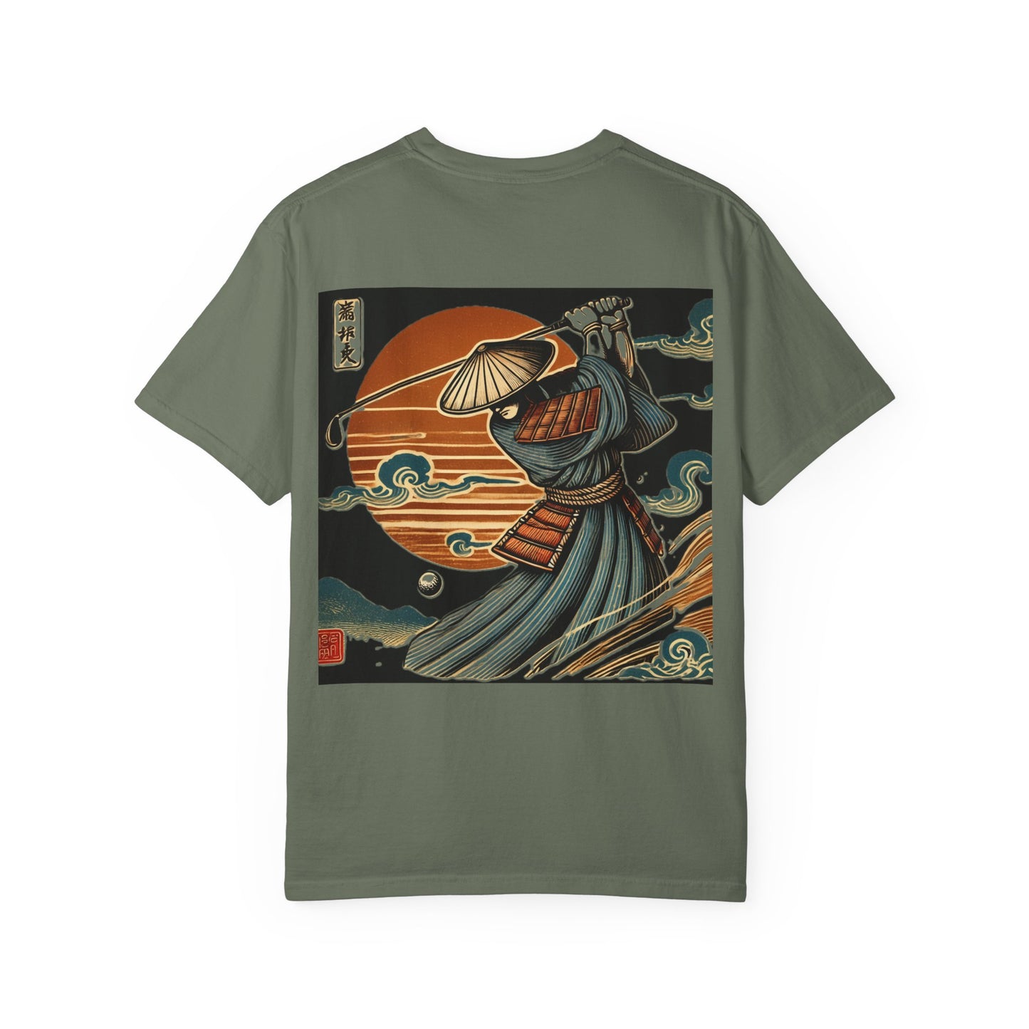 Samurai Sunset T-Shirt — Vintage Japanese Warrior Graphic Tee