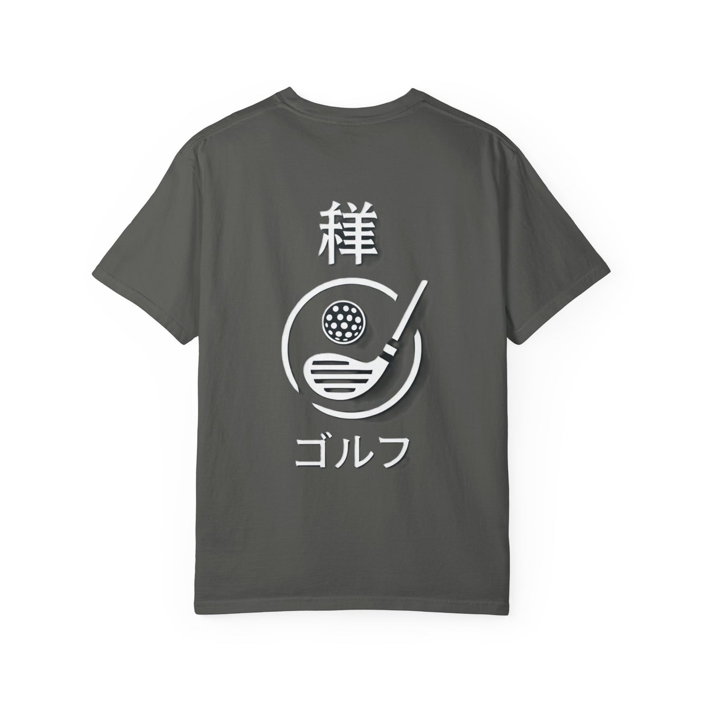 Zen Spot Golf Kanji Graphic T‑Shirt — Japanese Style Golf Club Tee