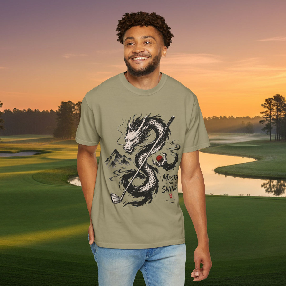 Master the Swing Dragon Golf T-Shirt