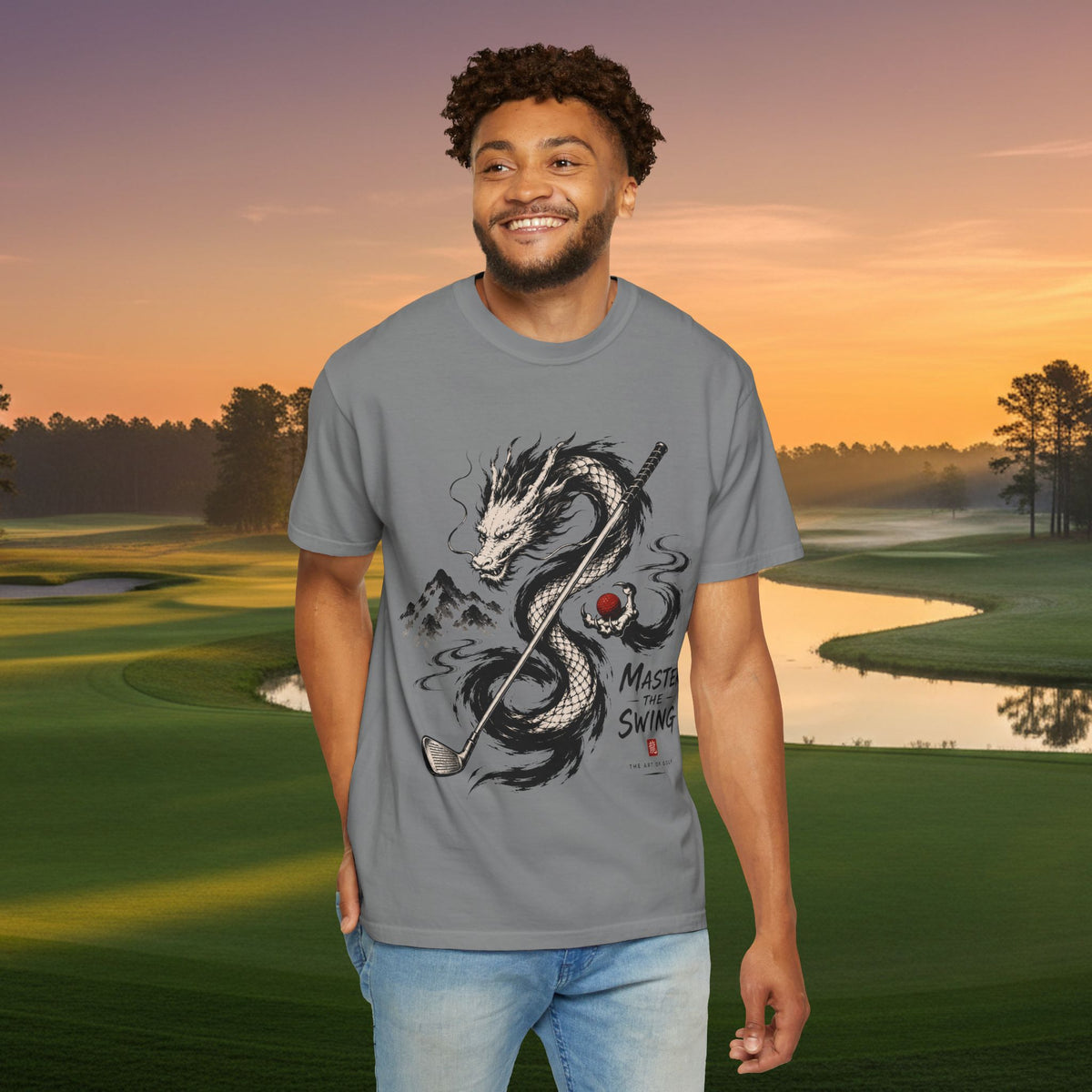 Master the Swing Dragon Golf T-Shirt