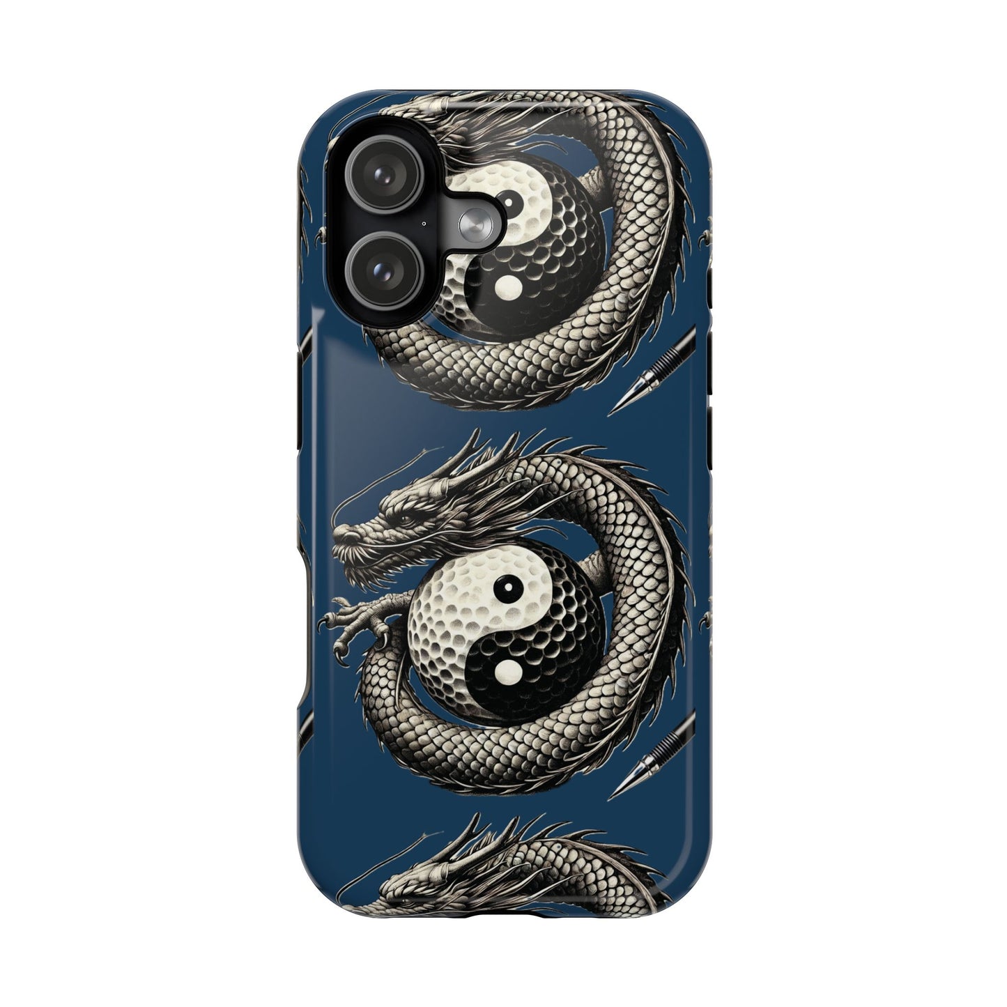 Zen Spot Customized Dragon Yin Yang Phone Case — Magnetic Impact-Resistant Armor