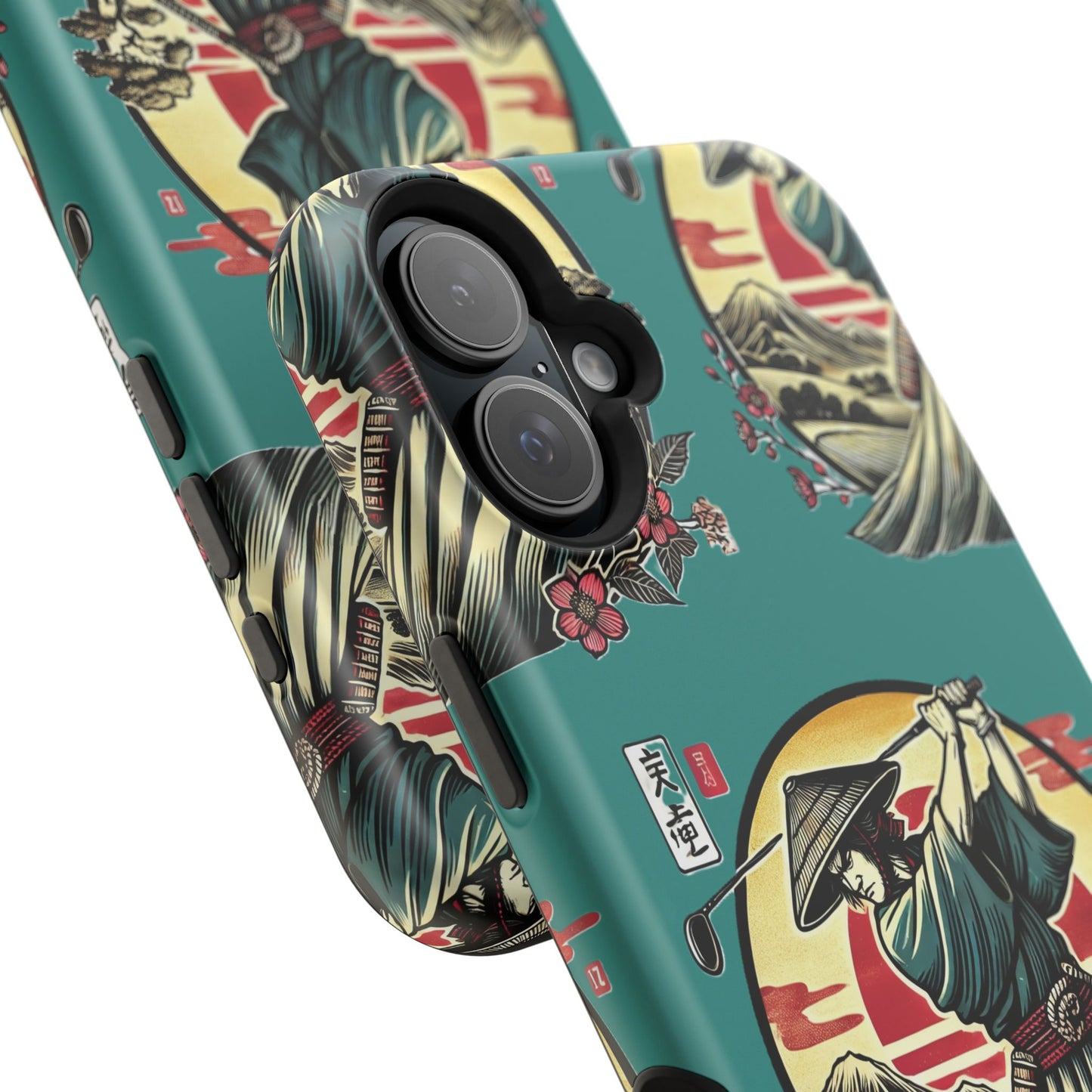 Zen Spot Customized Samurai Golfer Phone Case — Magnetic Impact-Resistant Protective Cover