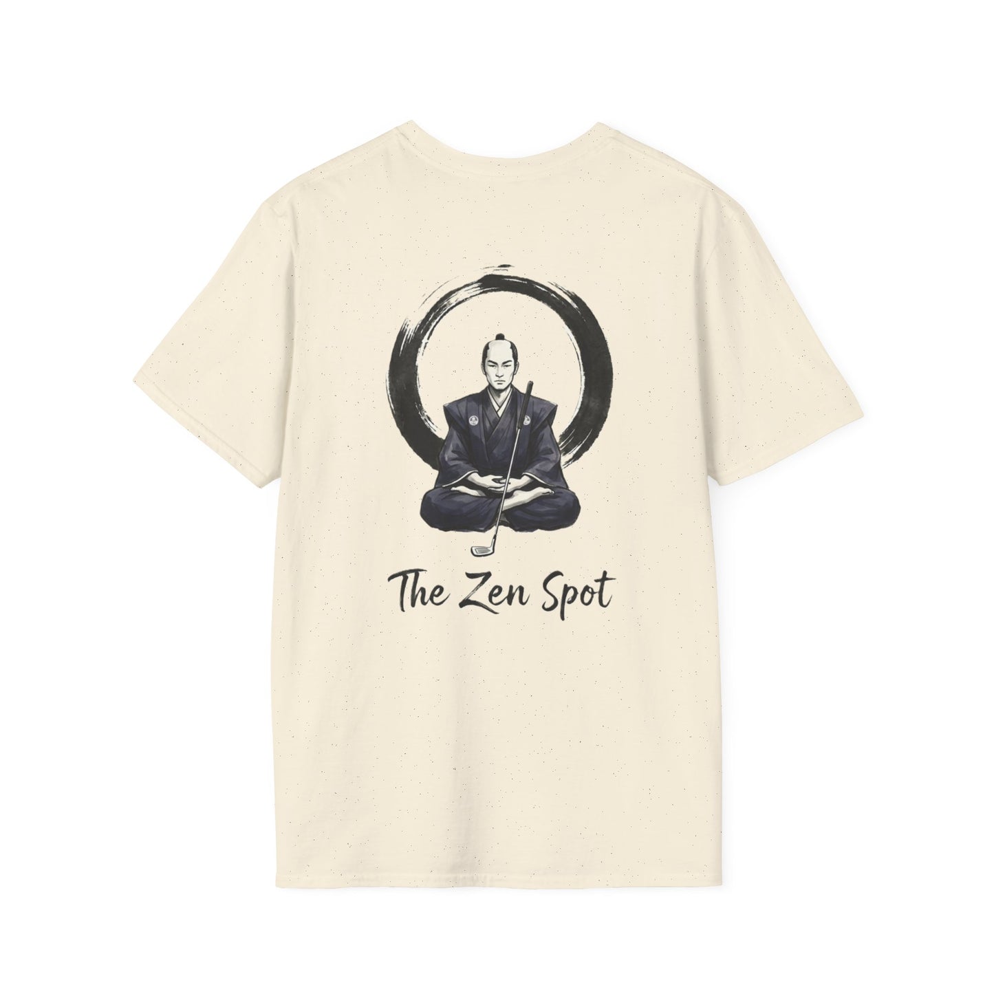 Zen Spot Golf Custom Gildan Zen Samurai Meditation Tee | The Zen Spot graphic t-shirt