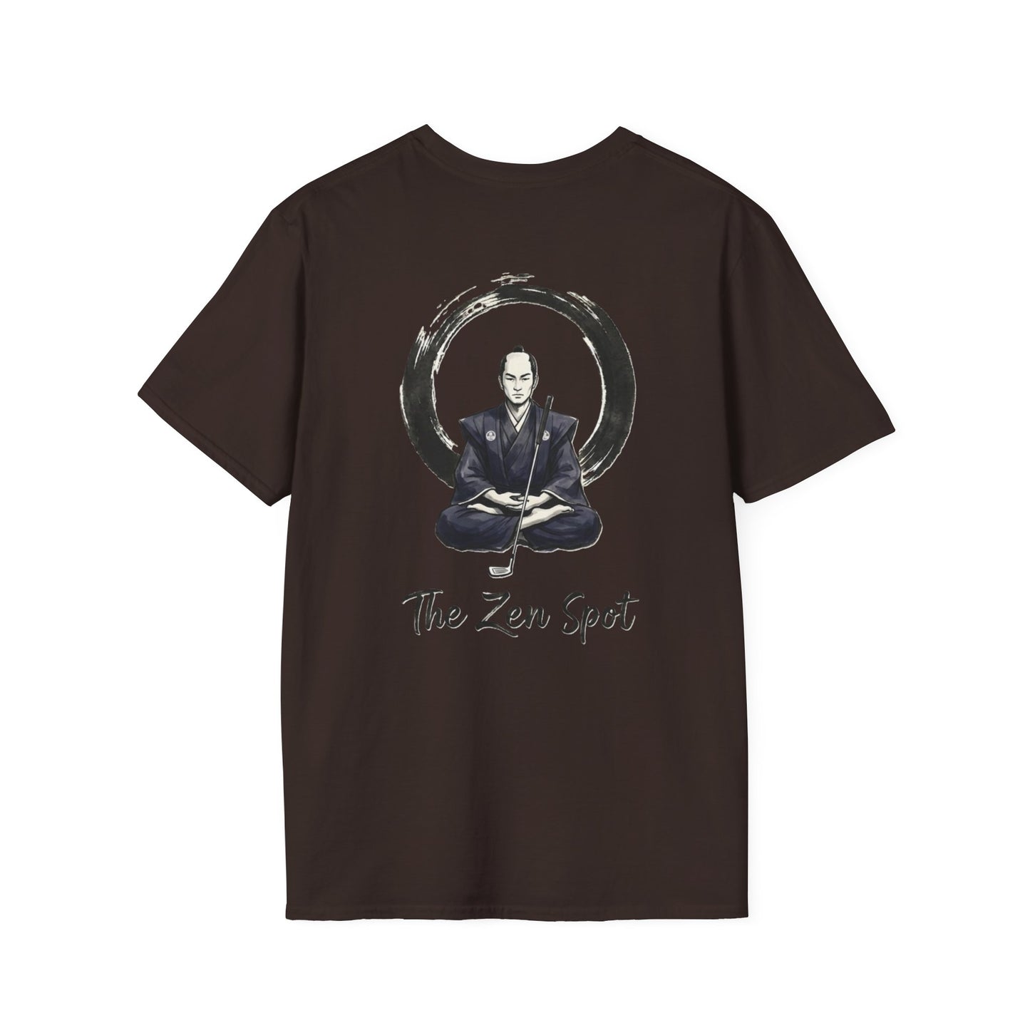 Zen Spot Golf Custom Gildan Zen Samurai Meditation Tee | The Zen Spot graphic t-shirt