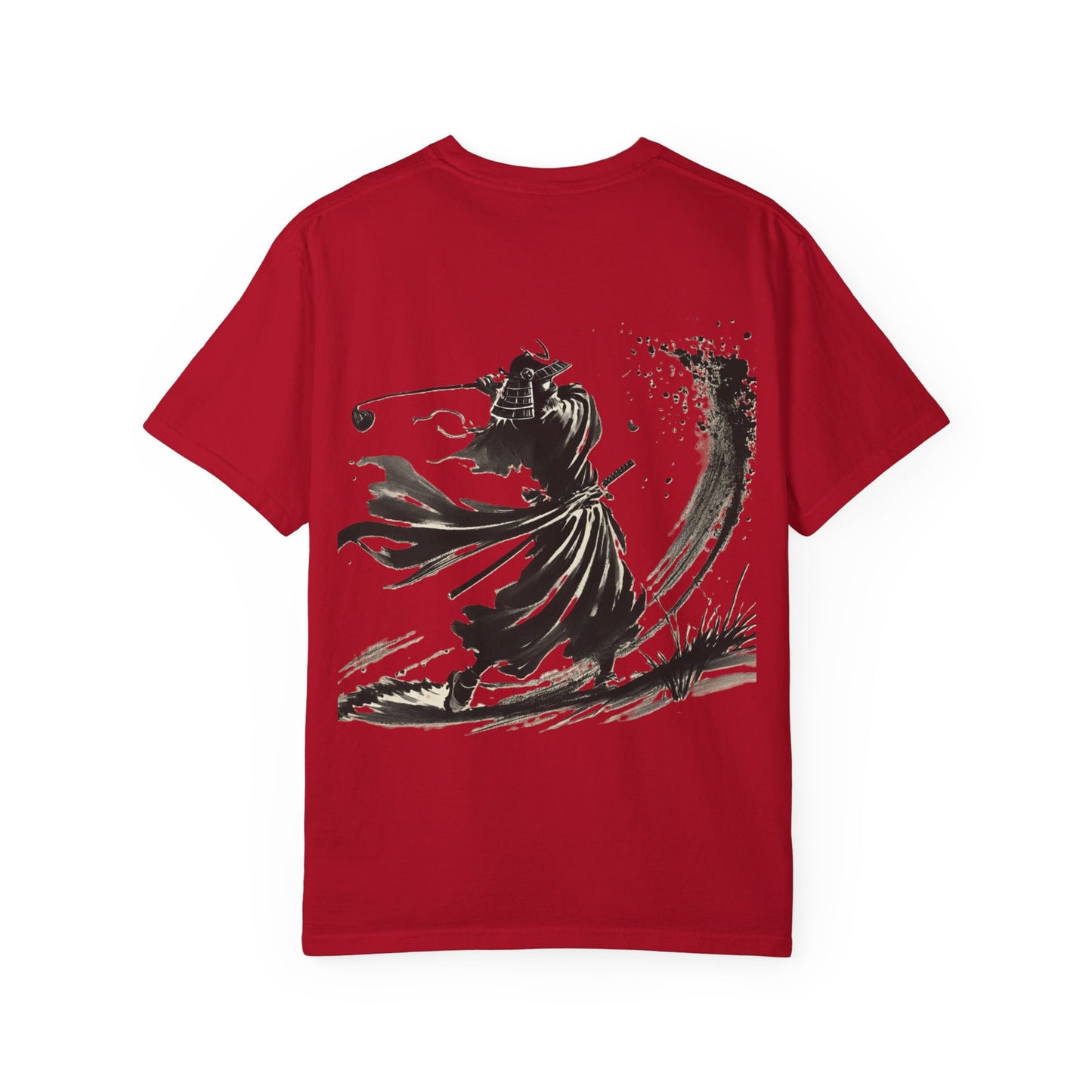 Samurai Golfer Brushstroke T-Shirt