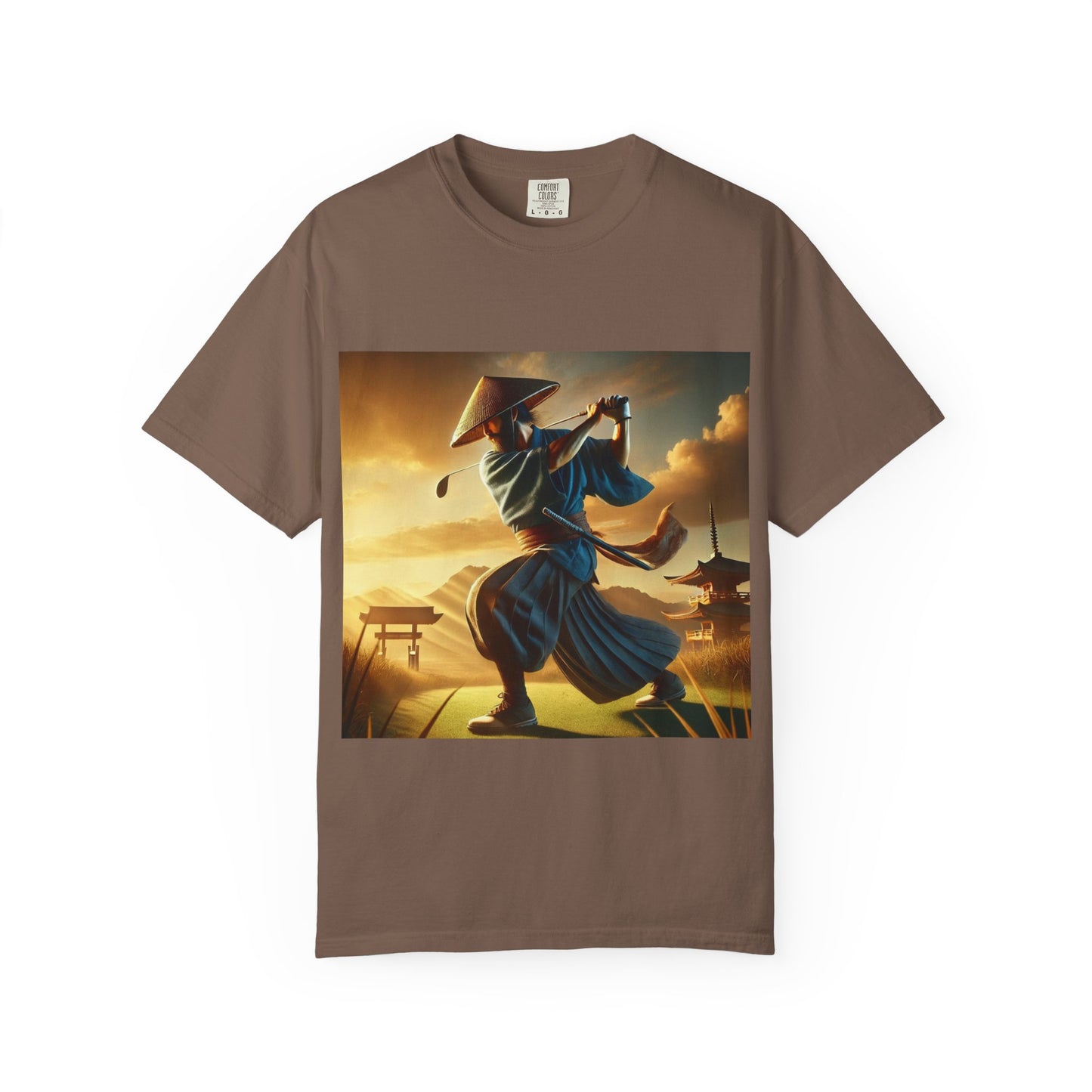 Samurai Sunset T-Shirt — Vintage Martial Arts Graphic Tee