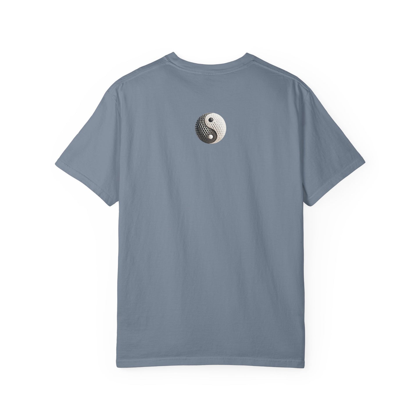 Zen Spot Golf Custom Stone Yin Yang Golf Ball Graphic T-Shirt