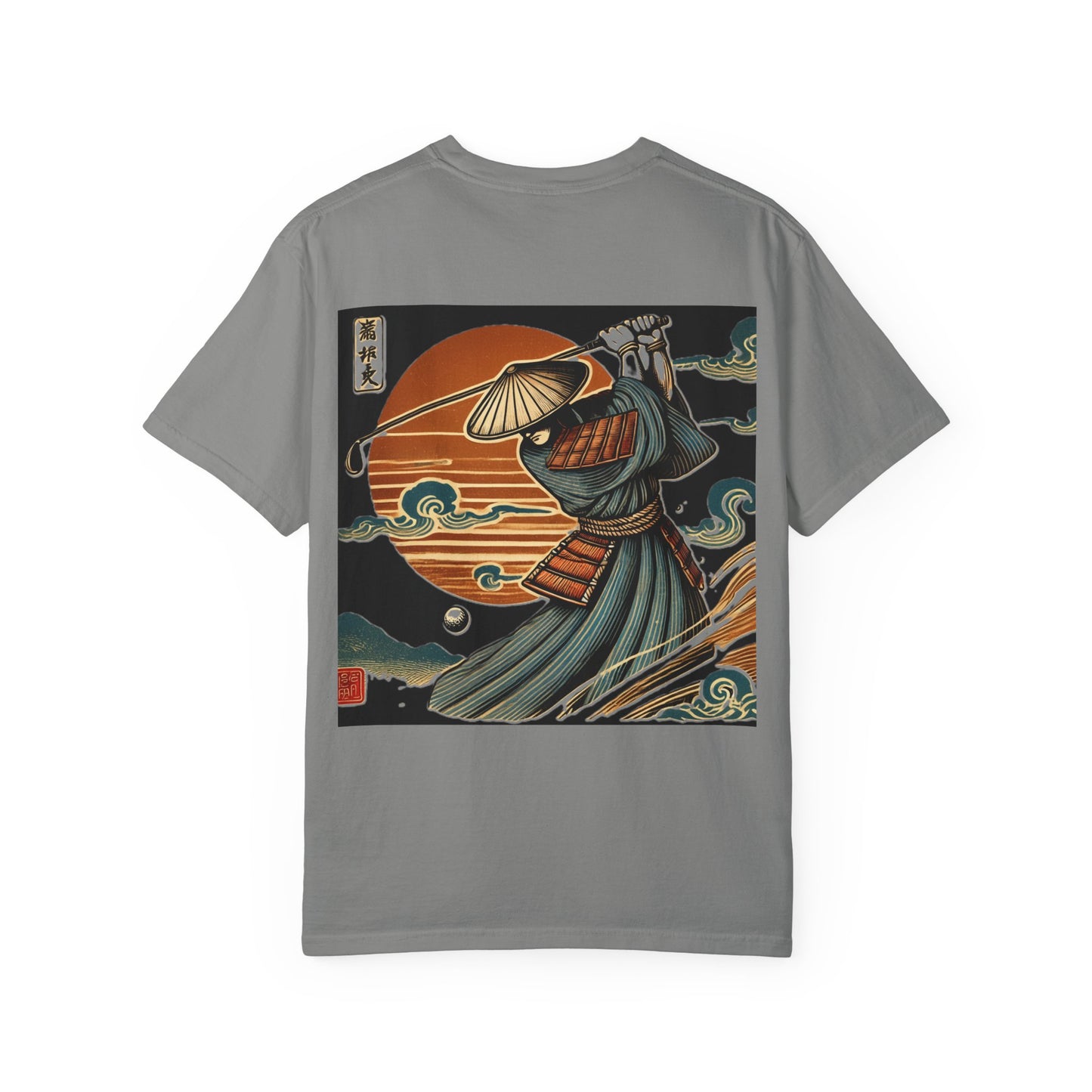 Samurai Sunset T-Shirt — Vintage Japanese Warrior Graphic Tee