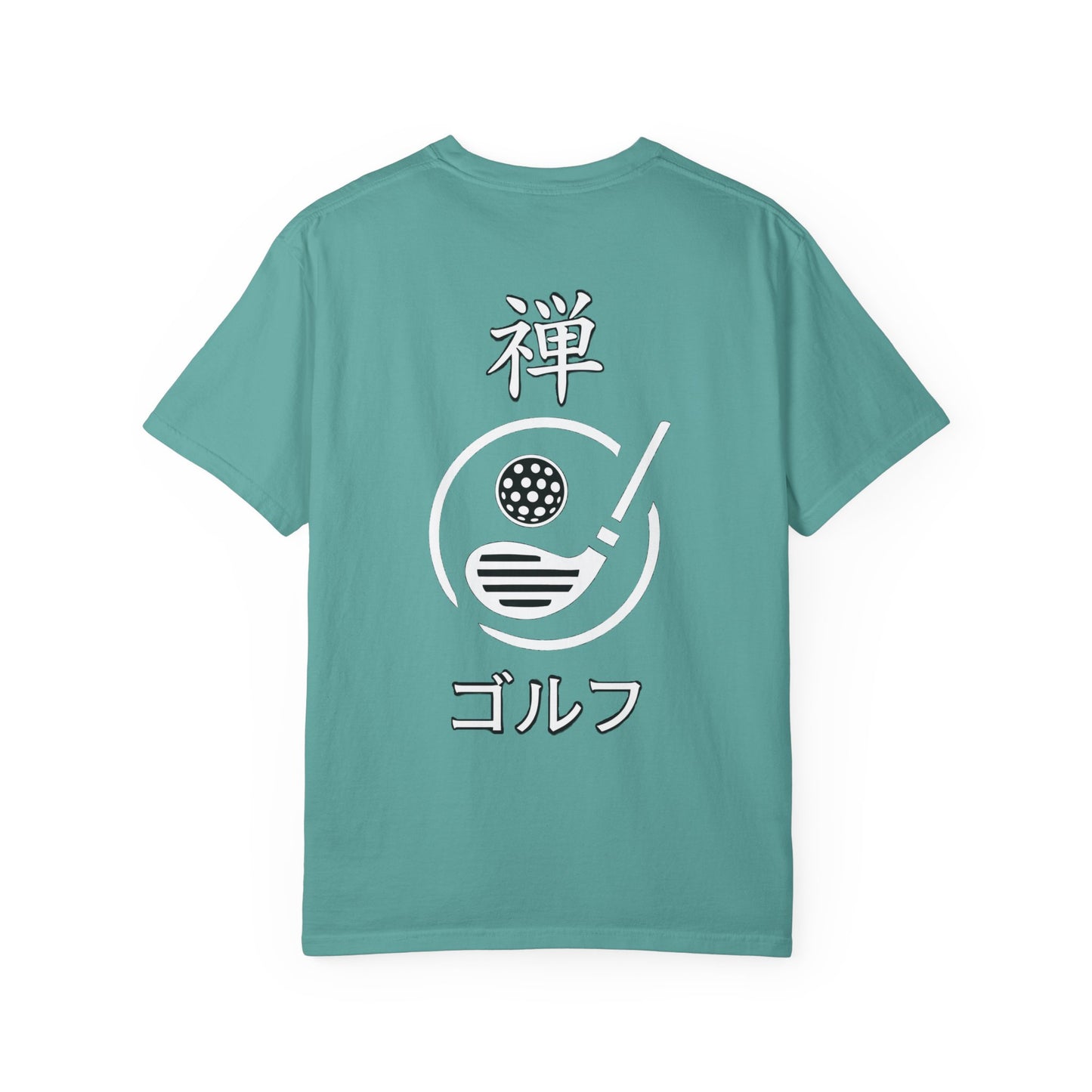Zen Spot Golf Custom Japanese Kanji "Zen Golf" Graphic T‑Shirt