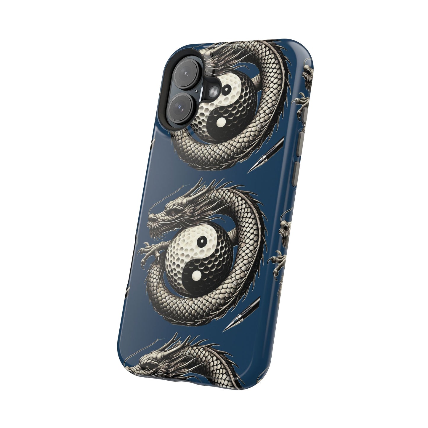 Zen Spot Customized Dragon Yin Yang Phone Case — Magnetic Impact-Resistant Armor