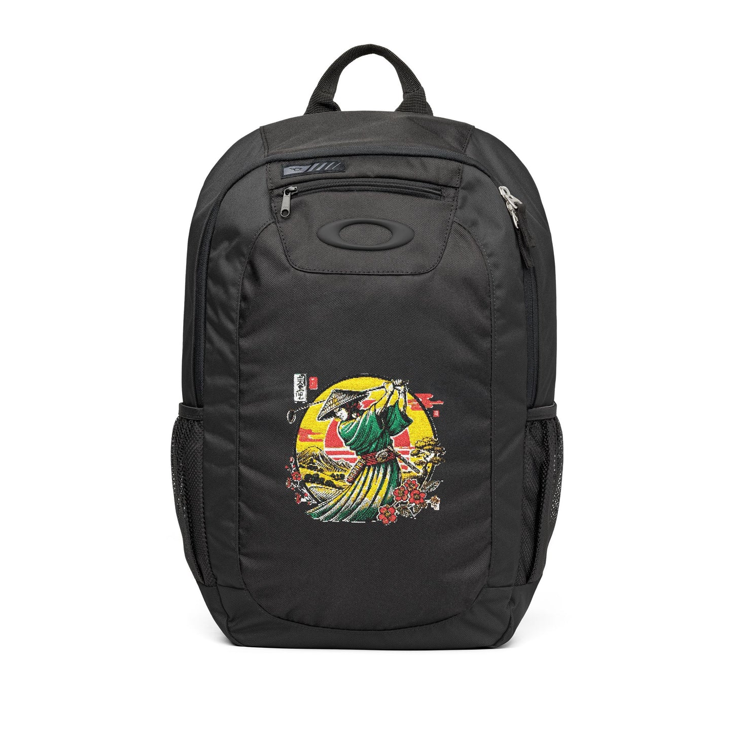 Zen Spot Customized Oakley Samurai Golfer Sunset Backpack — Japanese Warrior Graphic