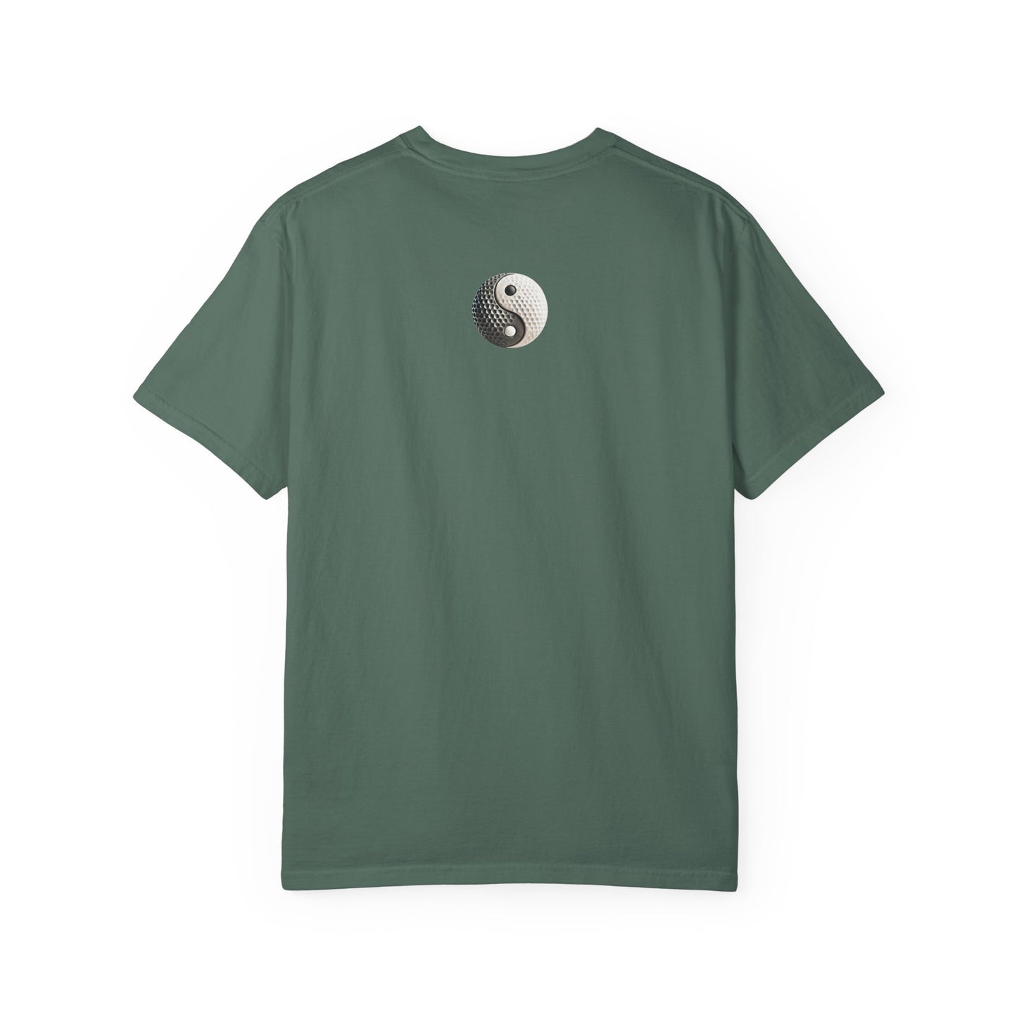 Zen Spot Golf Custom Stone Yin Yang Golf Ball Graphic T-Shirt