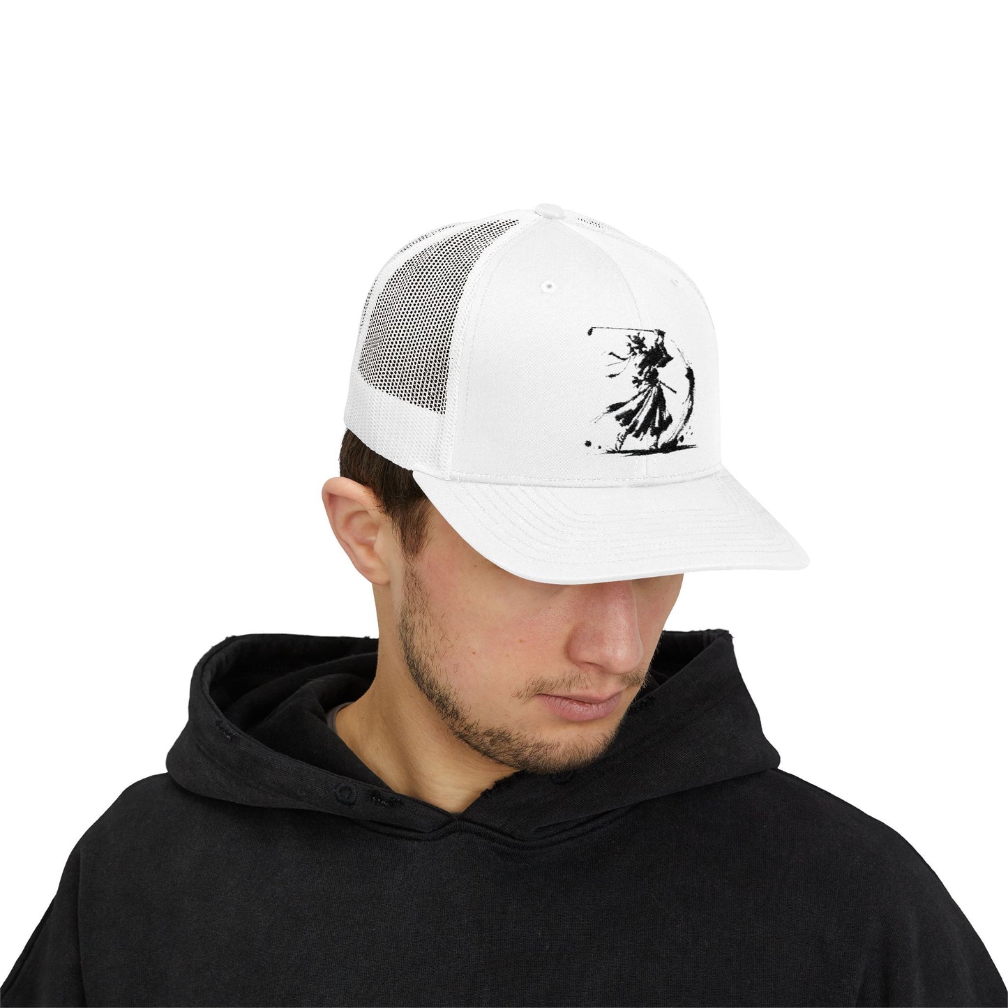 Samurai Golf Swing Trucker