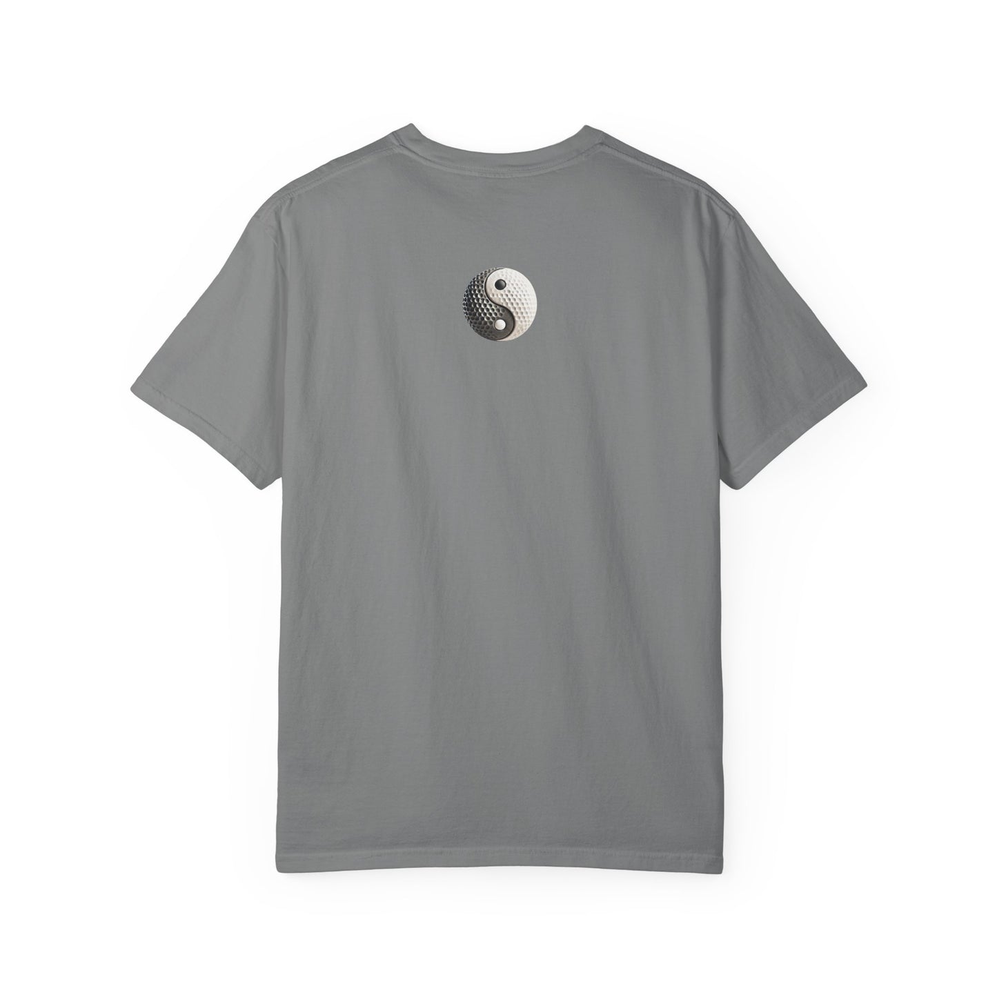 Zen Spot Golf Custom Stone Yin Yang Golf Ball Graphic T-Shirt