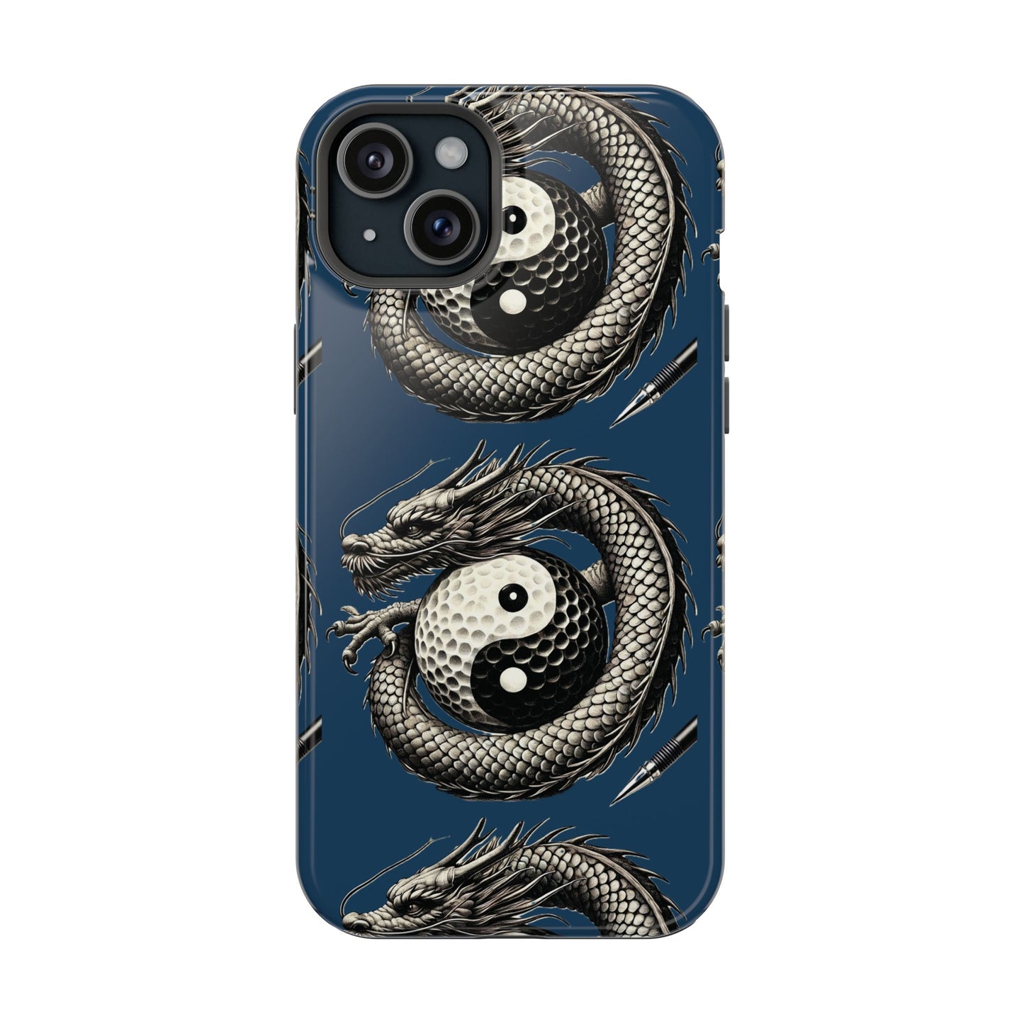Zen Spot Customized Dragon Yin Yang Phone Case — Magnetic Impact-Resistant Armor