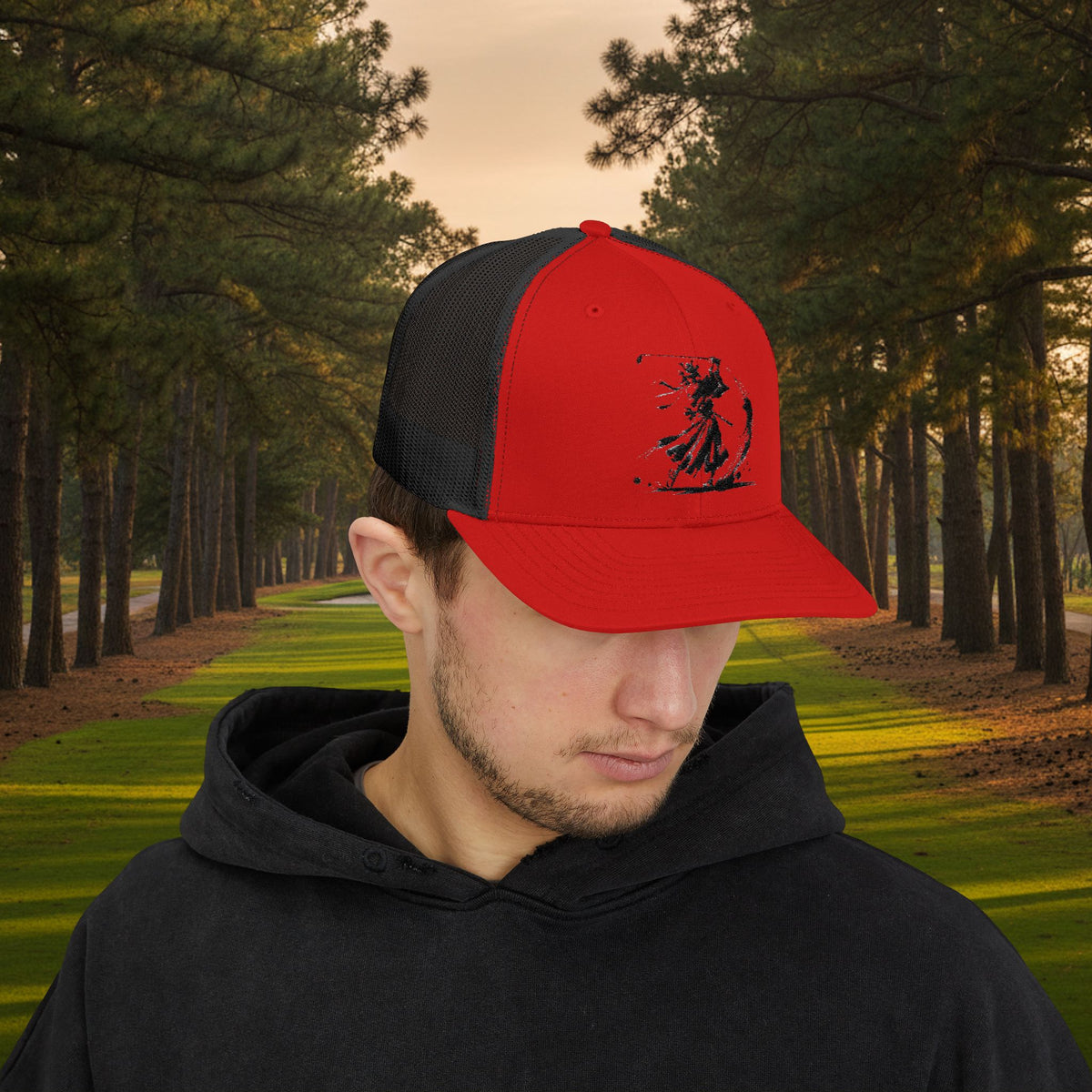 Zen Spot Golf Custom "Samurai Golf Swing" Trucker