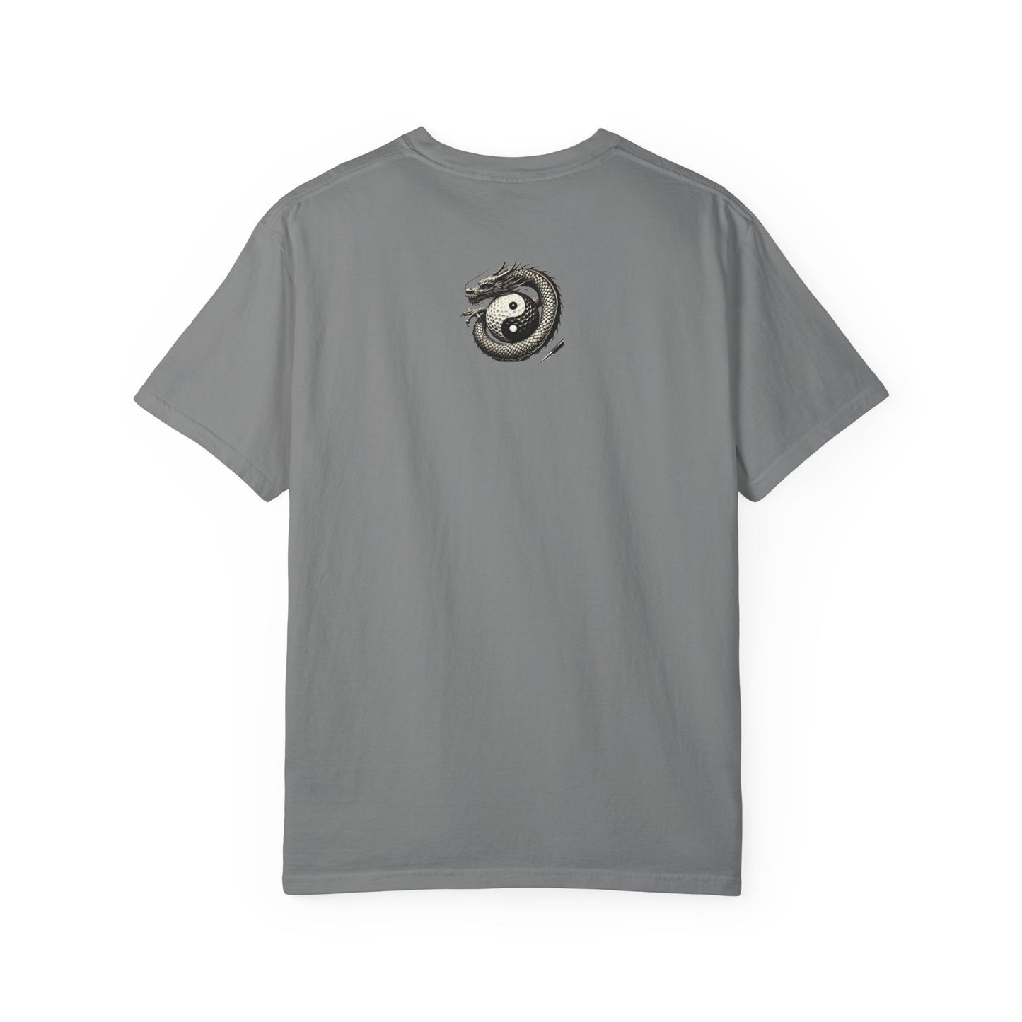 Zen Spot Golf Custom Yin Yang Dragon Golf Ball Graphic T-Shirt