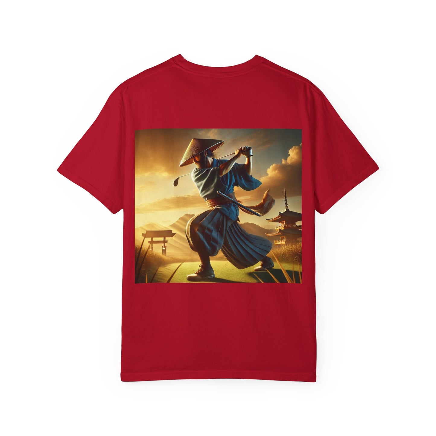 Samurai Sunset T-Shirt — Vintage Martial Arts Graphic Tee