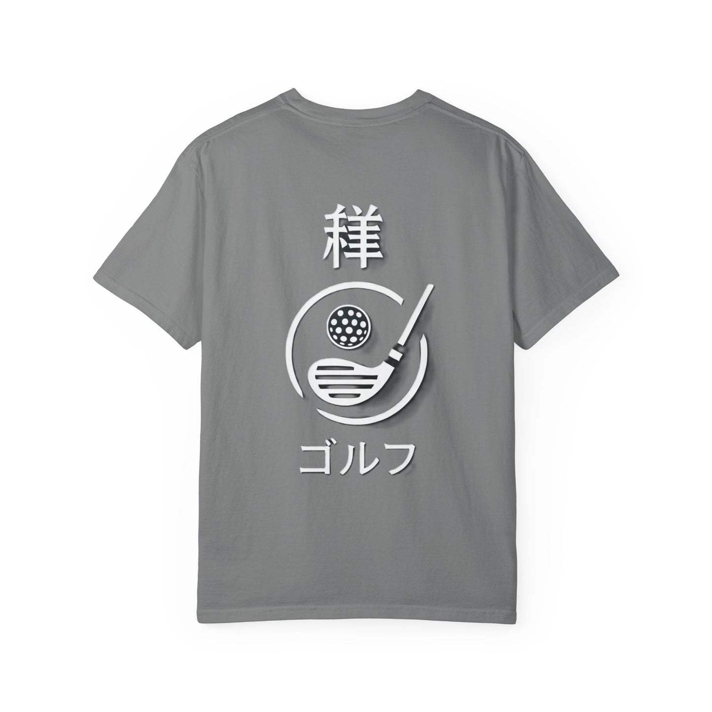 Zen Spot Golf Kanji Graphic T‑Shirt — Japanese Style Golf Club Tee