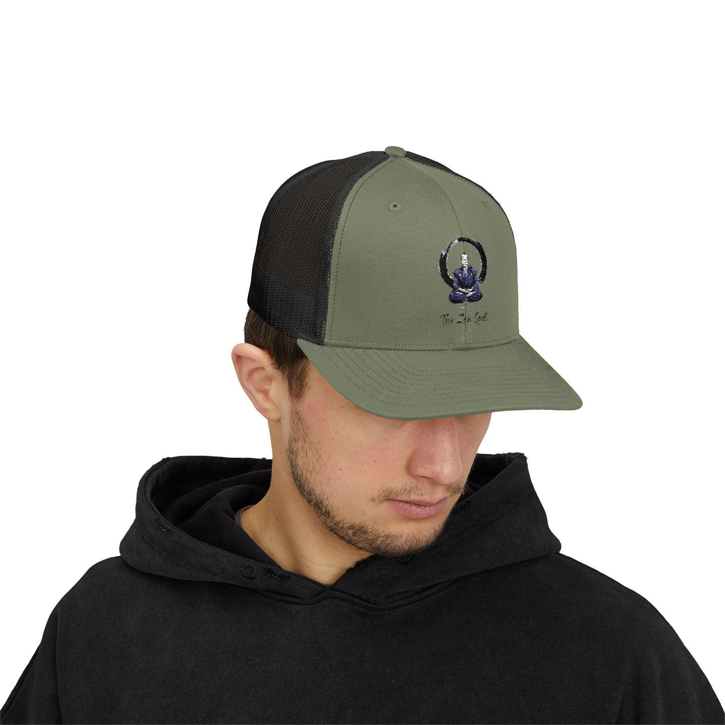 Zen Spot Golf Custom Buddha Golfer Trucker