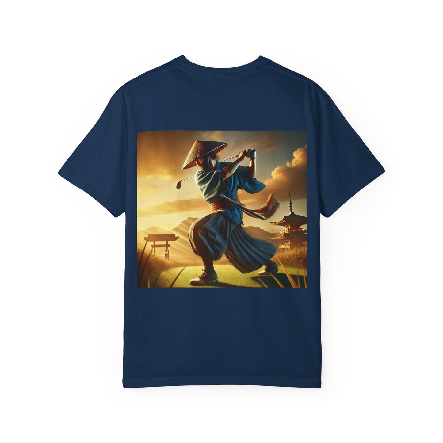 Samurai Sunset T-Shirt — Vintage Martial Arts Graphic Tee