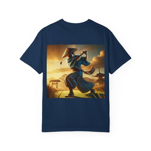 Samurai Sunset T-Shirt — Vintage Martial Arts Graphic Tee