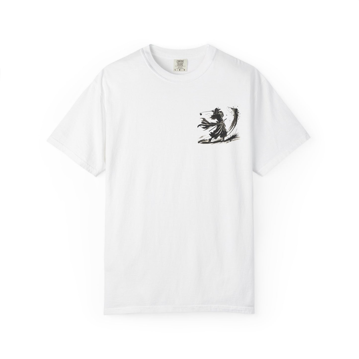 Samurai Golfer Brushstroke T-Shirt