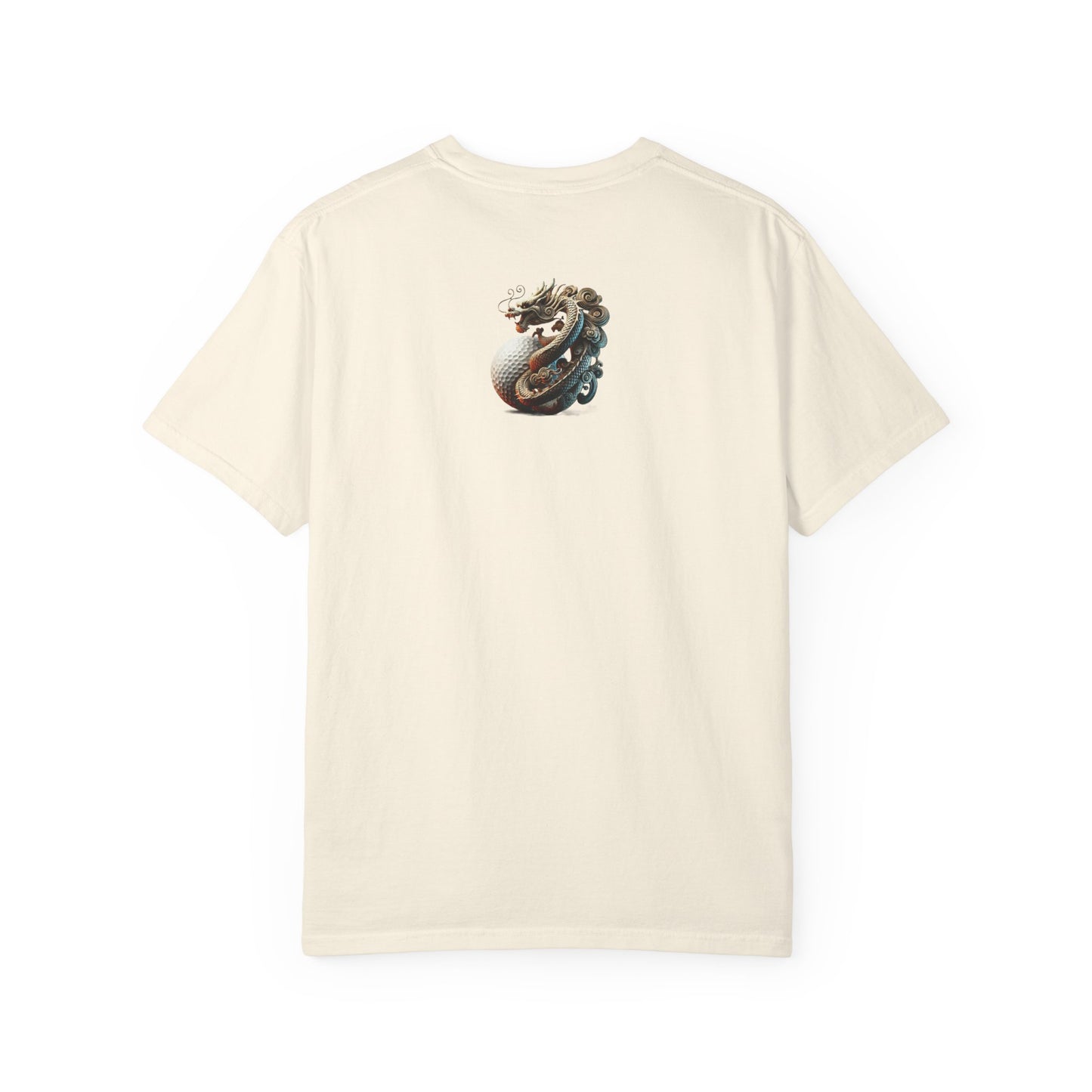 Zen Spot Golf Custom Dragon Golf Ball Graphic T-Shirt