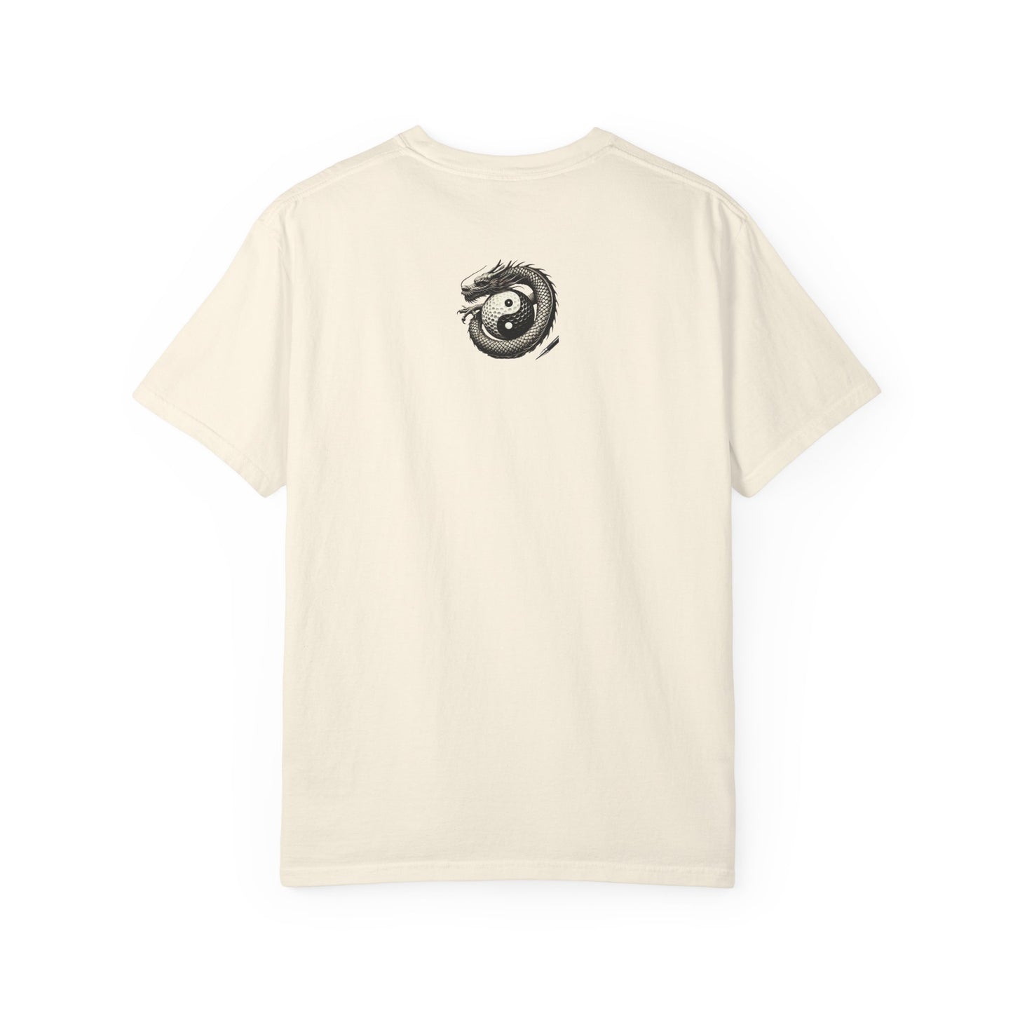 Zen Spot Golf Custom Yin Yang Dragon Golf Ball Graphic T-Shirt